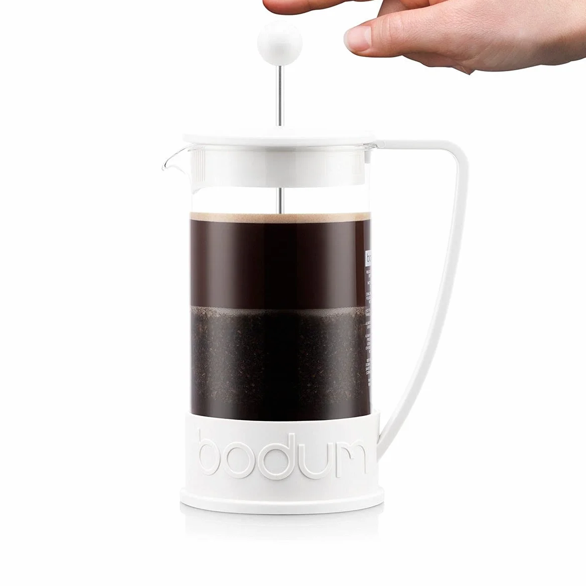 Bodum BRAZIL French Press do kawy 1,0 L stal nierdzewna kremowy