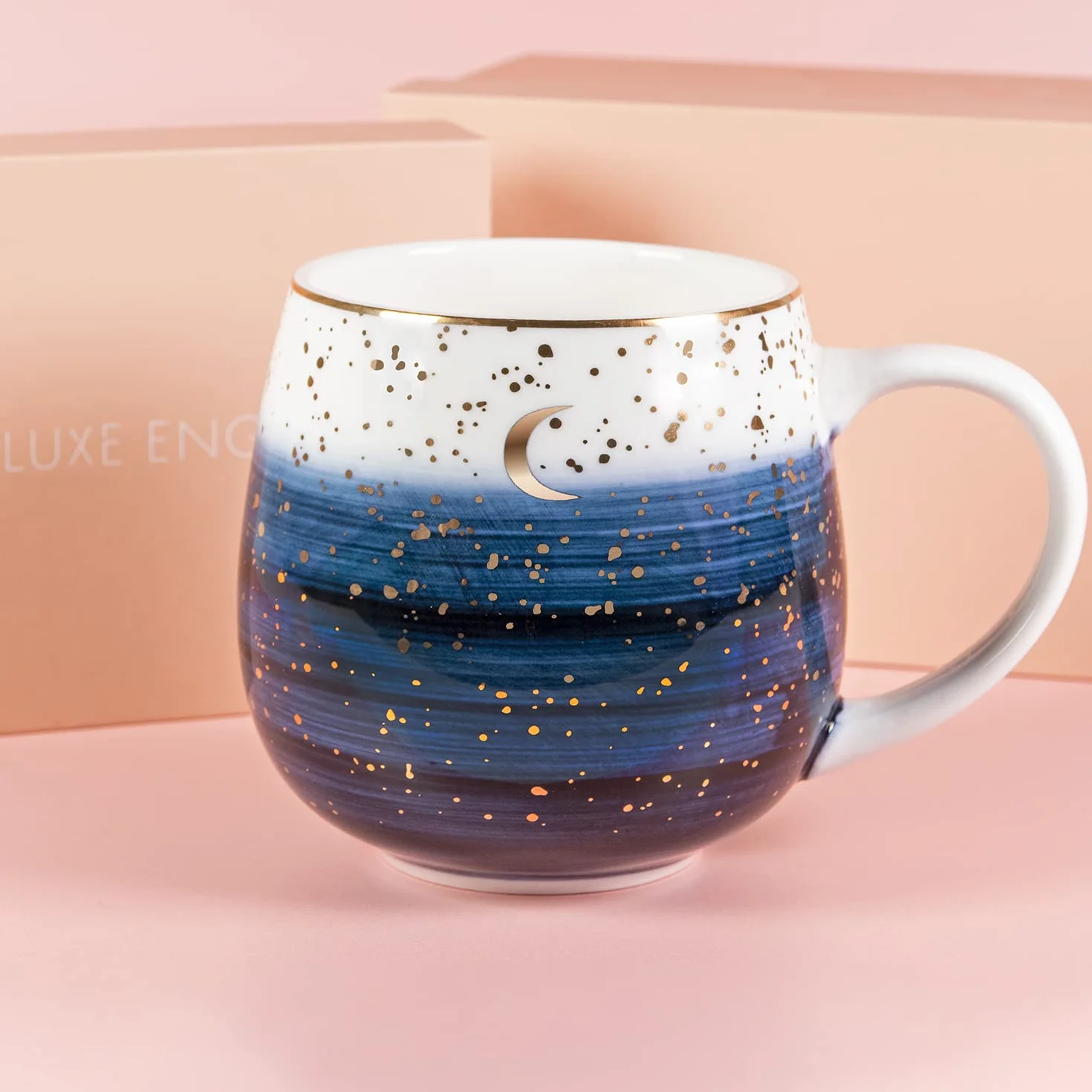 Luxe England Gifts Koszyk na prezent dla najlepszego przyjaciela – wyjątkowe prezenty urodzinowe dla najlepszej przyjaciółki dla kobiet, świetne prezenty przyjaźni na odległość, urocze prezenty