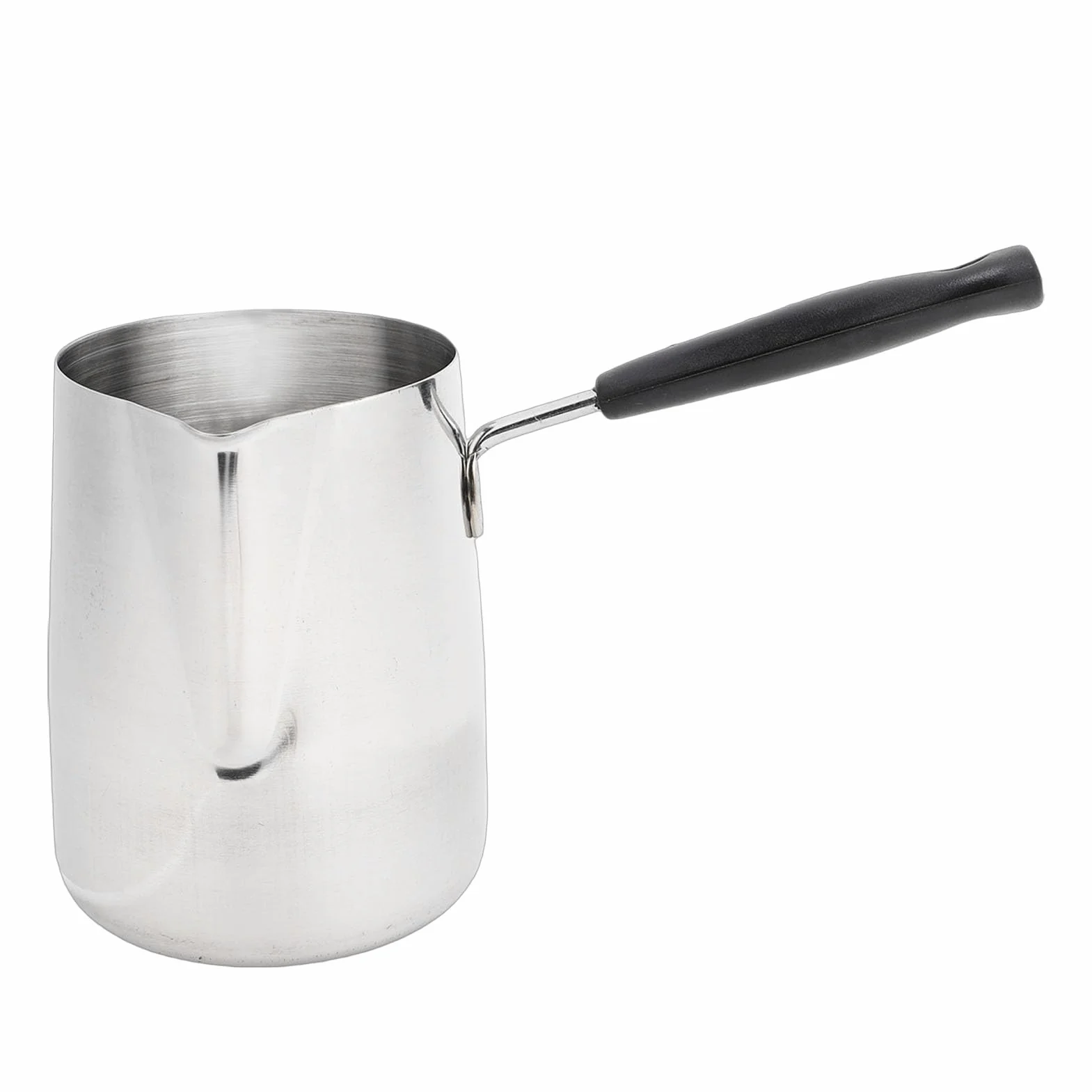 Garnek Chai, Podgrzewacz do Mleka ze Stali Nierdzewnej 304 do Topienia Masła i Czekolady, Idealny Przygotowywania Kawy Po Turecku i Sosu z Owoców Morza (350ML)