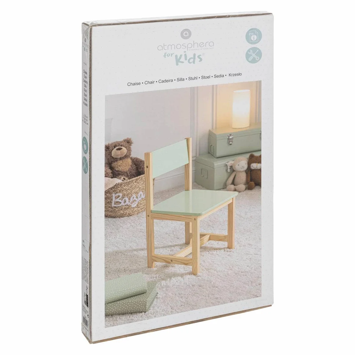 ATMOSPHERA CREATEUR D'INTERIEUR Klasyczne krzesło zielone