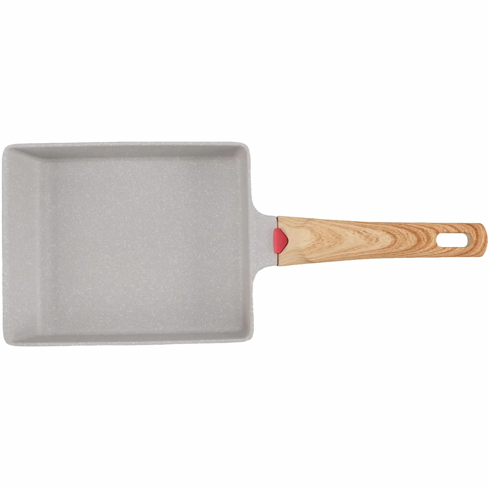 Tamagoyaki patelnia, 36,5 x 16 x 3,7 cm, biała, z powłoką zapobiegającą przywieraniu, patelnia na omlety z silikonową szufelką do omletów i potraw z jajek