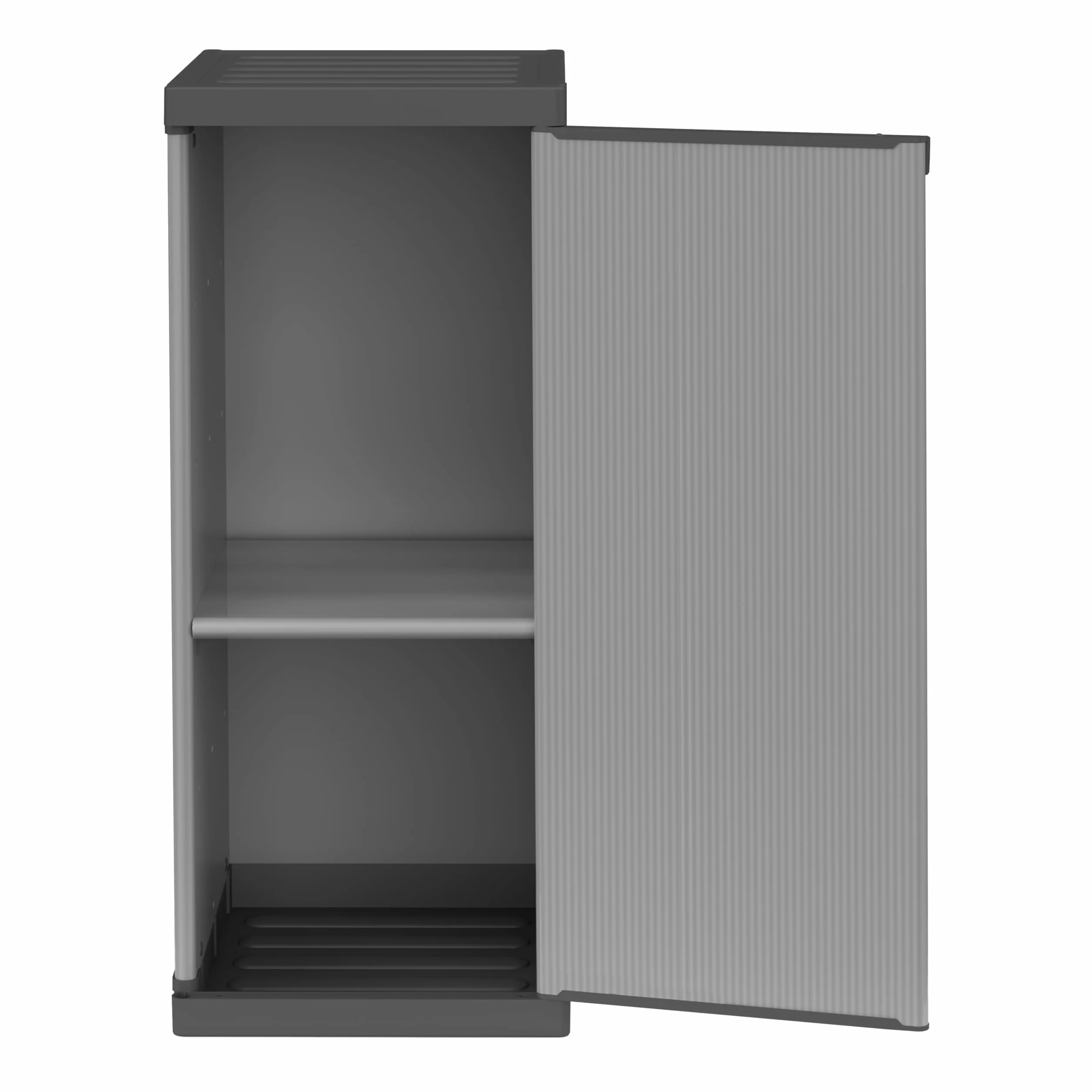 mongardi W2016 szafka PCW PP 1 drzwi 1 półka 34x40x85 cm czarny szary