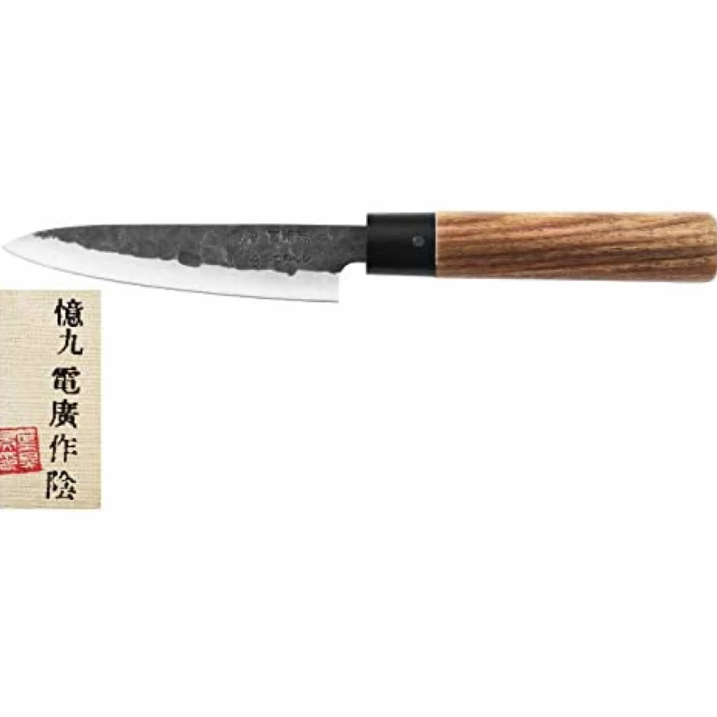 Begoon Nóż japoński - nóż szefa kuchni Santoku - stalowe ostrze - pudełko prezentowe