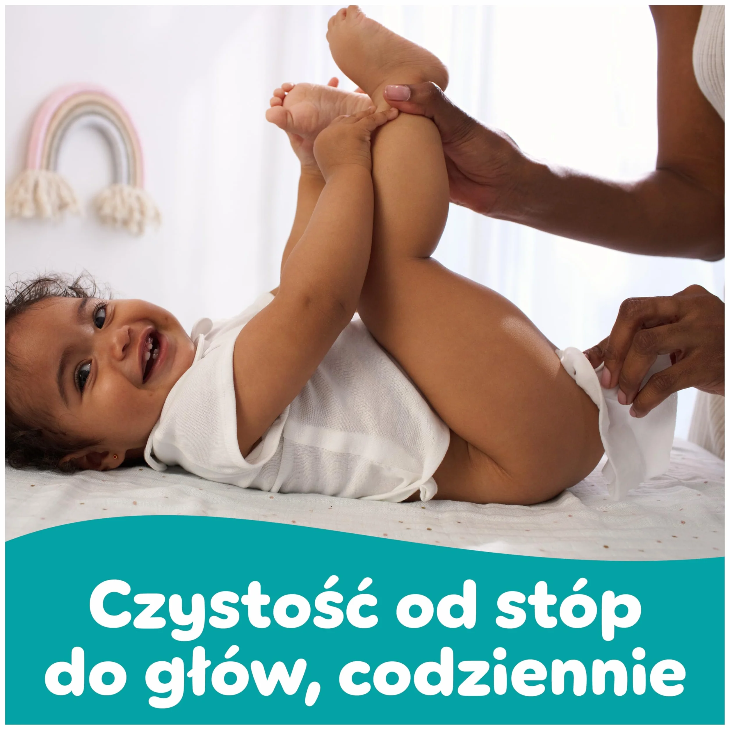 Pampers Fresh Clean Chusteczki Nawilżane Dla Dzieci, 9 Opakowania po 80 Chusteczek = 720 szt., Oczyszczanie Całego Ciała