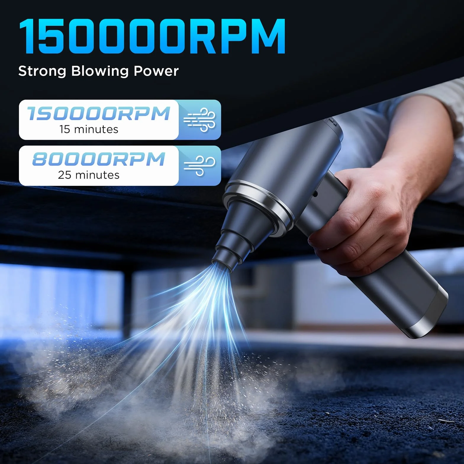 Odkurzacz ręczny 4 w 1, mini odkurzacz przenośny o mocy 25000 Pa, bezprzewodowy odkurzacz samochodowy 6000 mAh z silnikiem bezszczotkowym, do sierści zwierząt domowych, samochodu, domu, biura