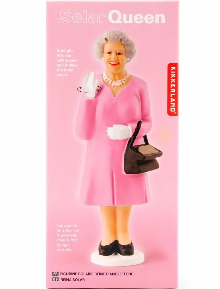 Kikkerland Figurka Królowa (Queen), zasilany energią słoneczną kolor sortowany (1 artykuł)