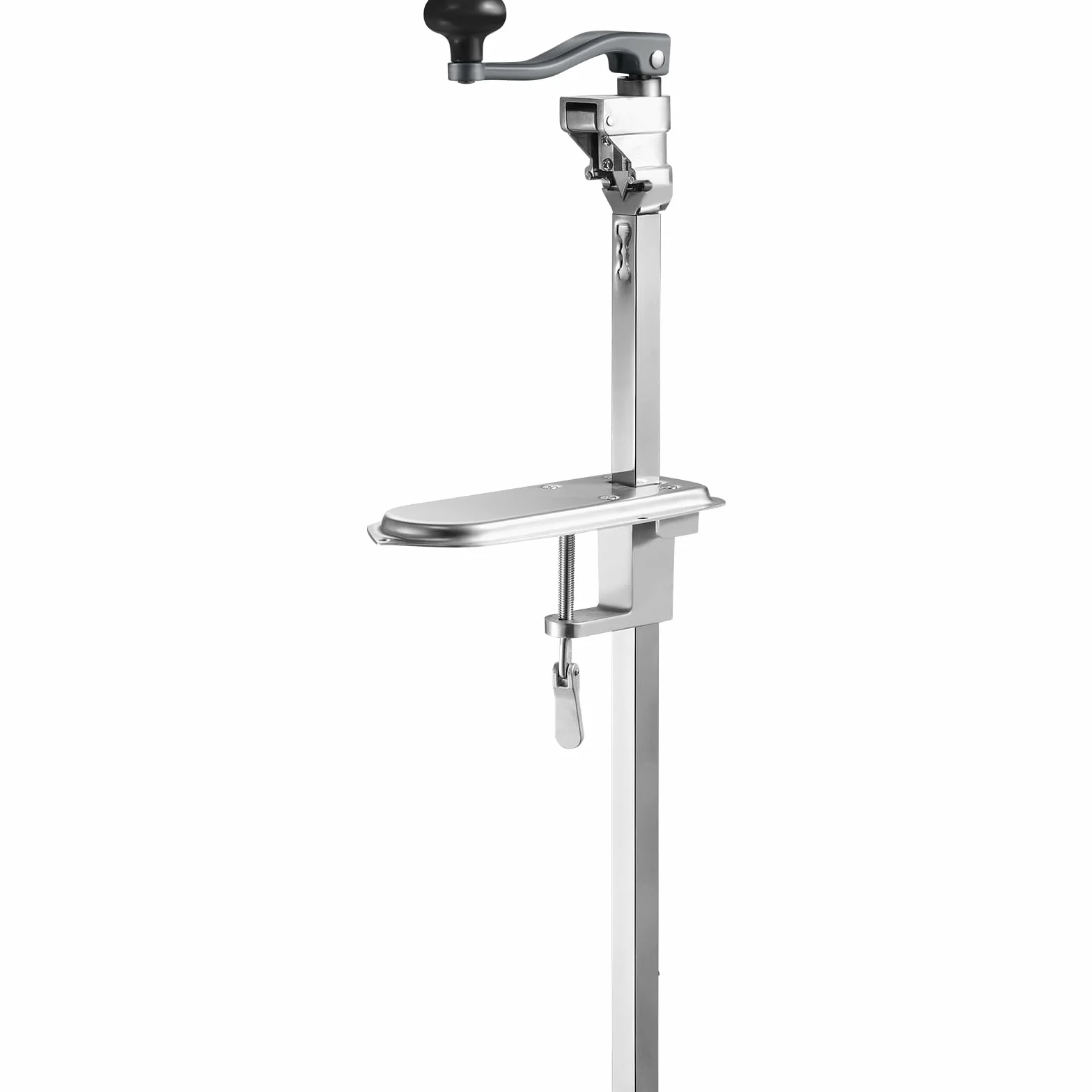 VEVOR Profesjonalny ręczny otwieracz do puszek do puszek o wysokości do 40 cm 7 sztuk/min otwieracz do puszek ze stali nierdzewnej regulacja 25 cm ergonomiczny uchwyt łatwe otwieranie bezpieczne