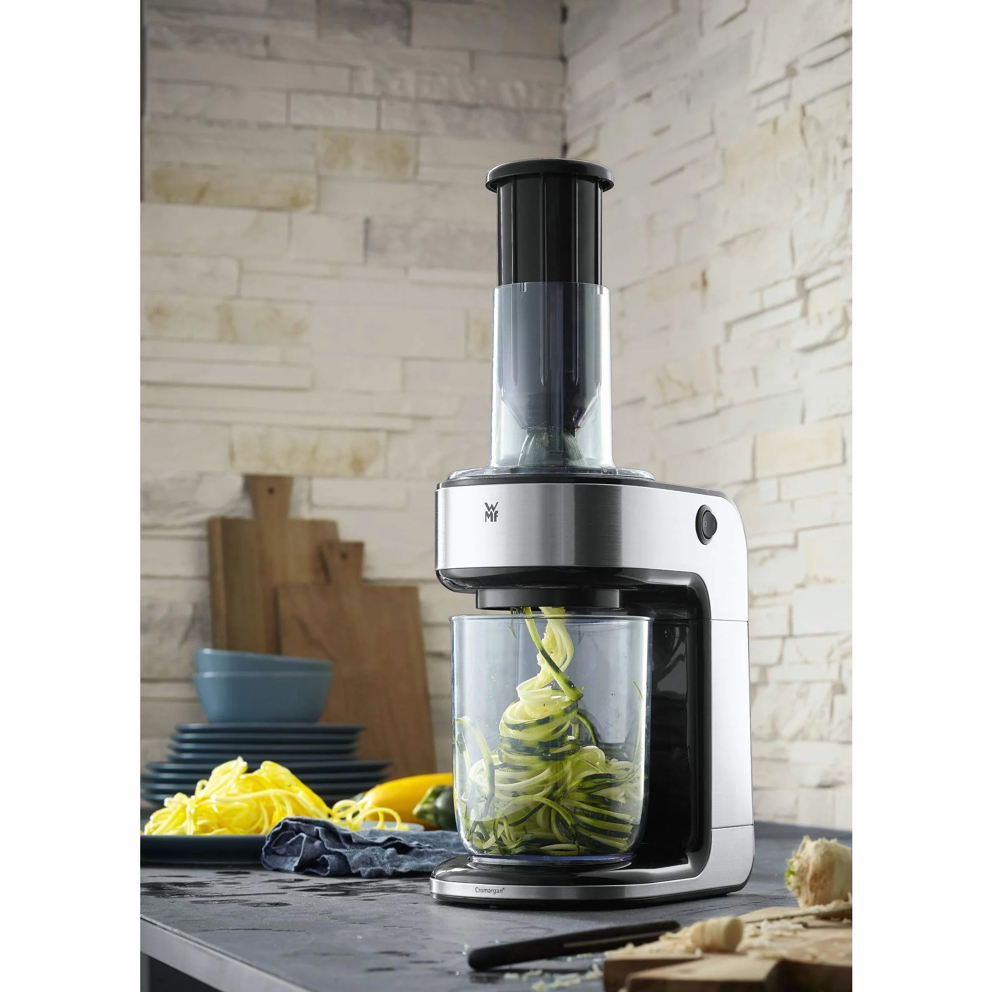 Wmf 416480011 KULT X Krajalnica Spiralna do Warzyw, Inne, 80 W, Srebrny/Czarny