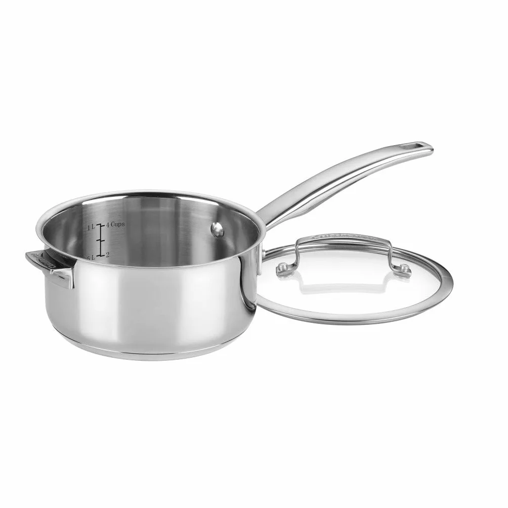 CUISINART N9119-5 SmartNest zestaw garnków ze stali nierdzewnej, 5-częściowy