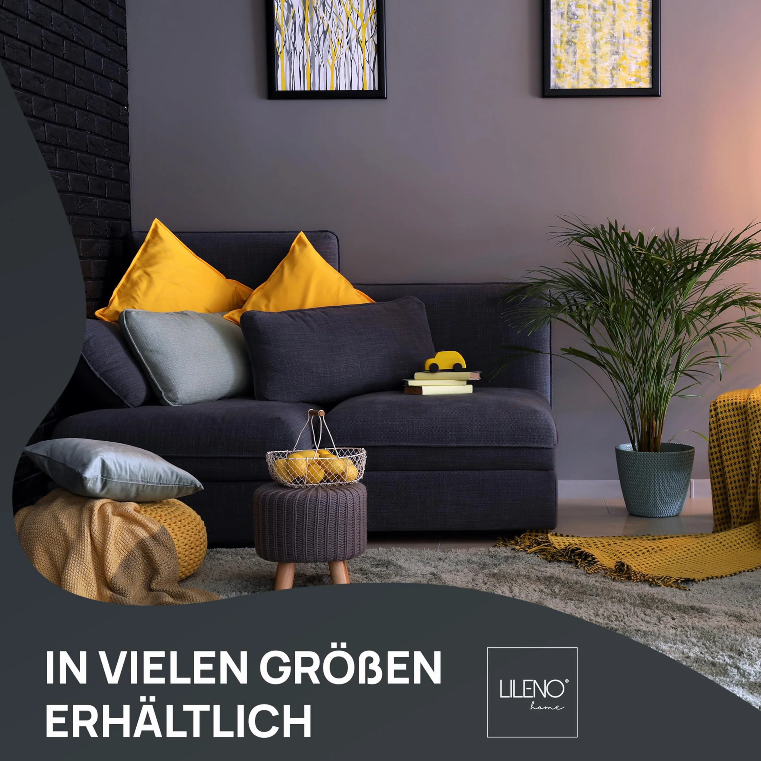 LILENO HOME Zestaw 1 wypełnienia poduszki 30x50 cm - Wewnętrzna poduszka prana w 40°C, odpowiednia dla alergików - Poduszka z poliestru jako poduszka na kanapę, sofę, poduszka na głowę