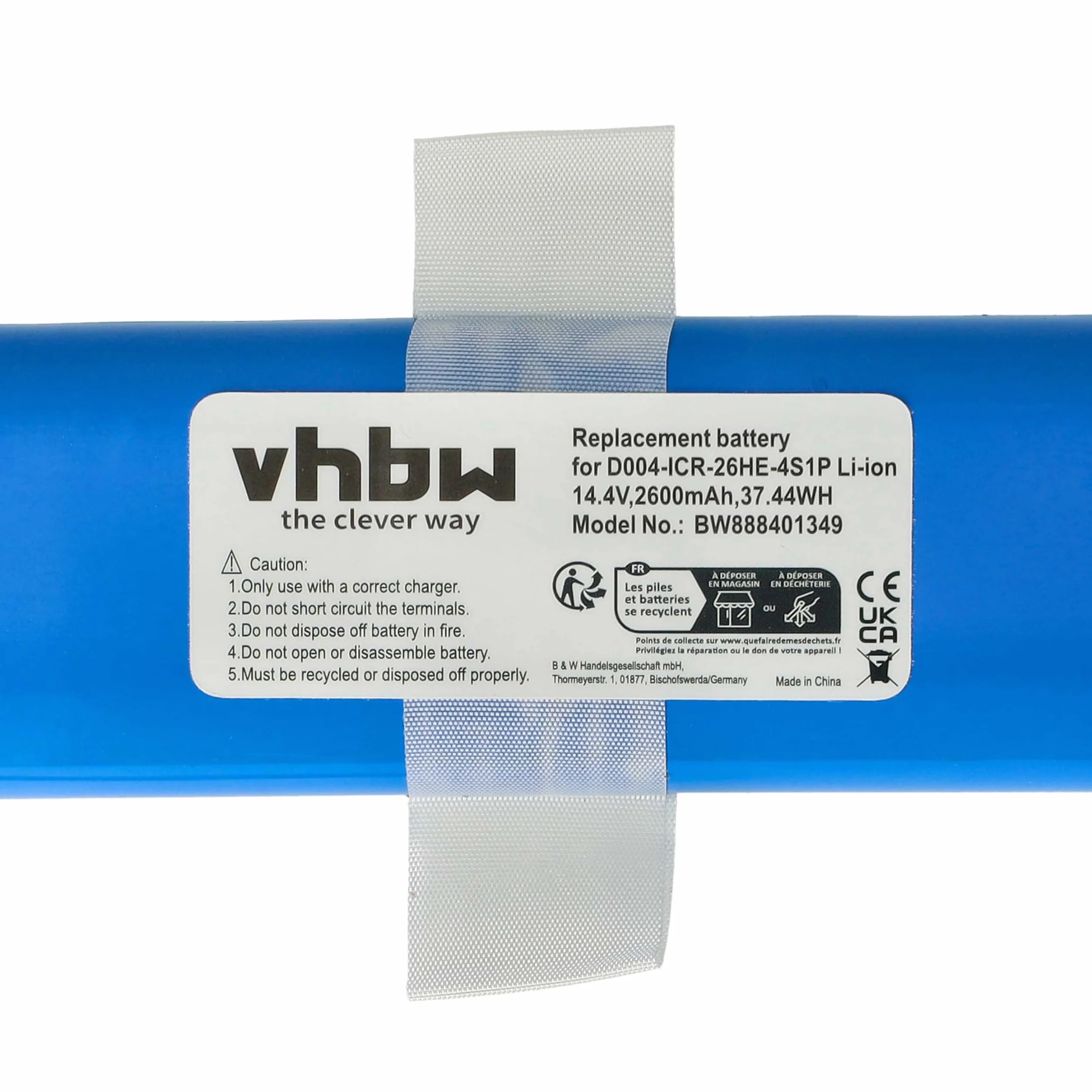 vhbw Akumulator do odkurzacza Rowenta X-plorer Series 75, 75S+, 75S, 95, 2600 mAh, 14,4 V, Li-ion