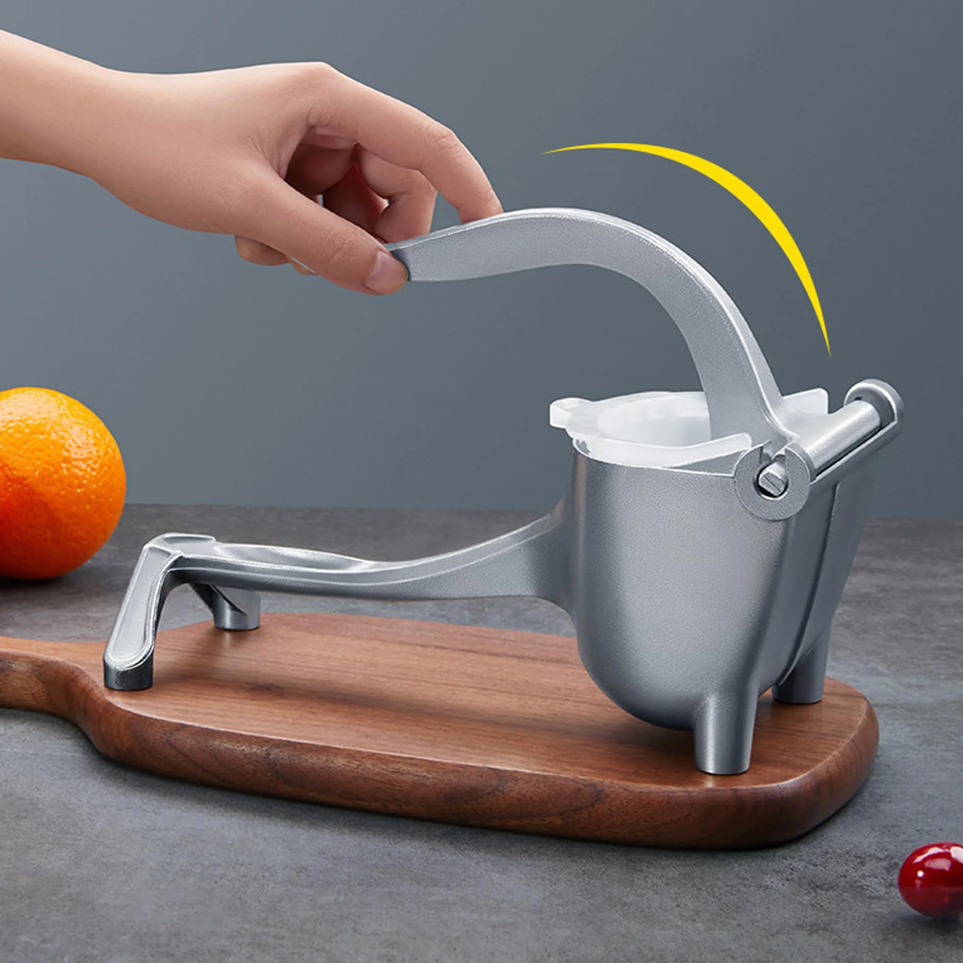 Ręczna Sokowirówka, Manual Citrus Juicer, Wyciskarka do Cytryn, Odłączana Prasa do Owoców i Sokowirówka Ręczna, Wyciskarka do Soków z Wyjmowanym Sitkiem