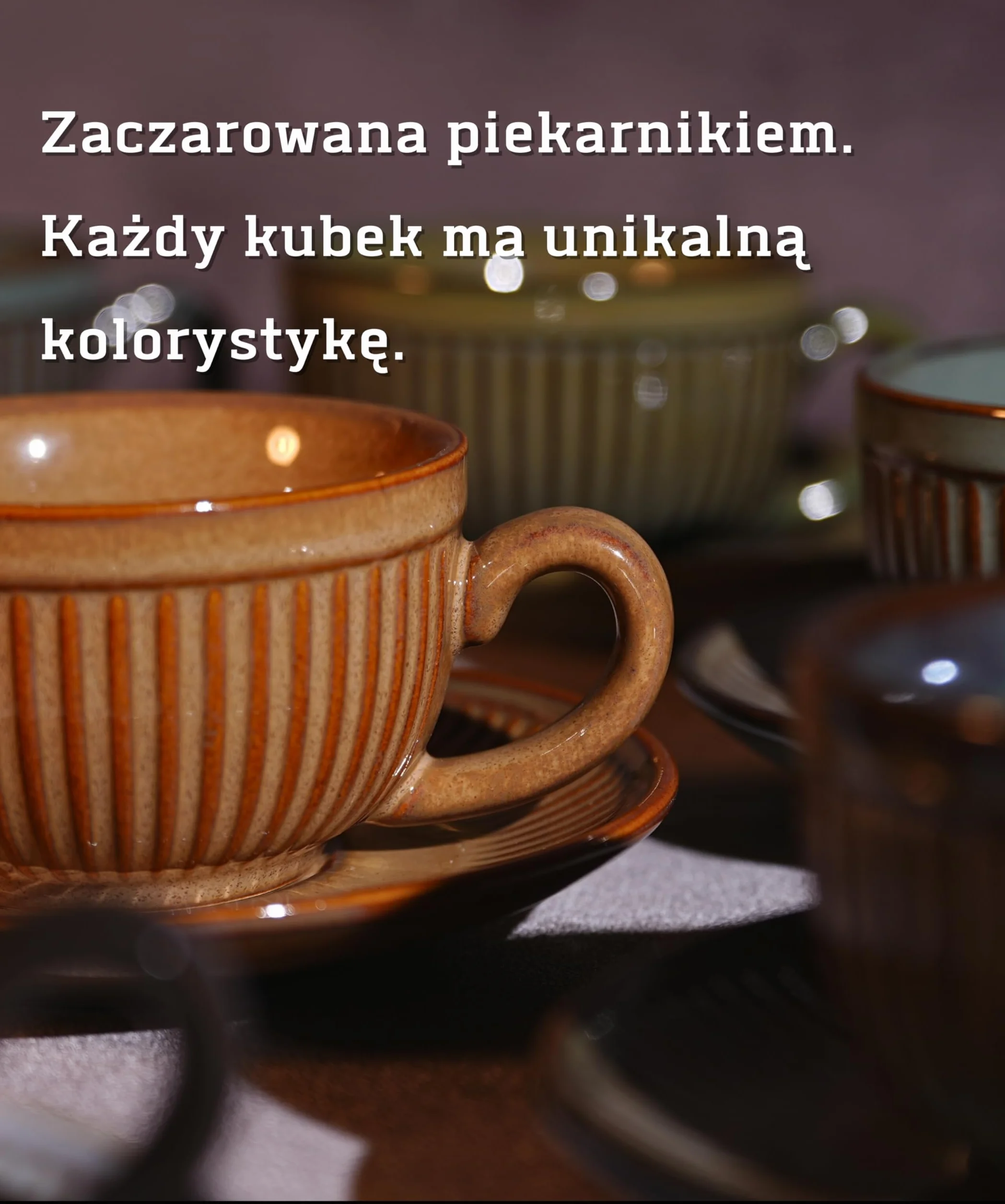 Zestaw 6 filiżanek do espresso ze spodkami 90 ml – zestaw filiżanek do espresso – filiżanki do kawy z kamionką – grube ścianki z uchwytem – ręcznie wykonane filiżanki do kawy barista