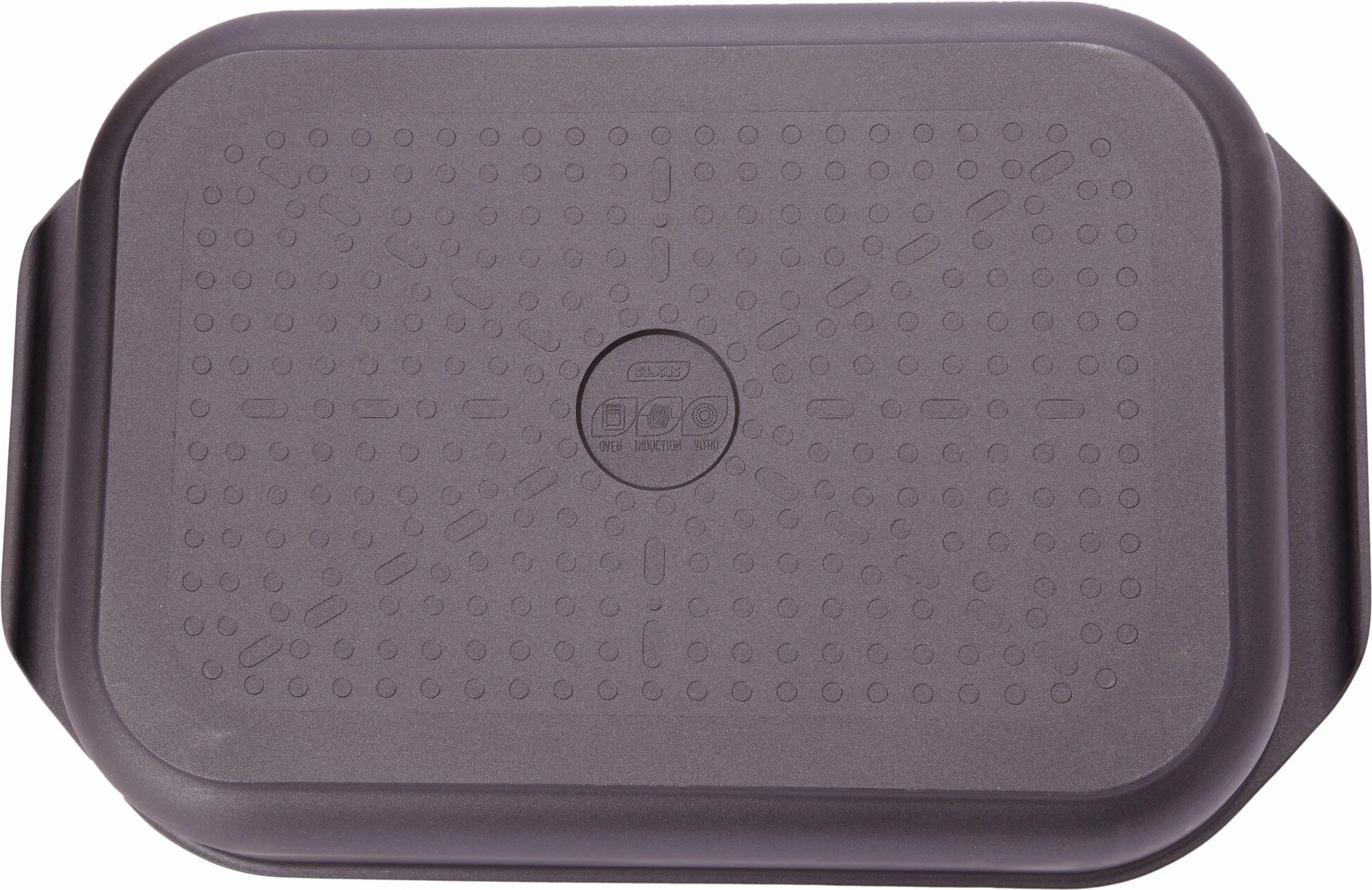 Ibili Duo grill do pieczenia, odlew aluminium, wielokolorowy, 40 x 26 x 6,5 cm