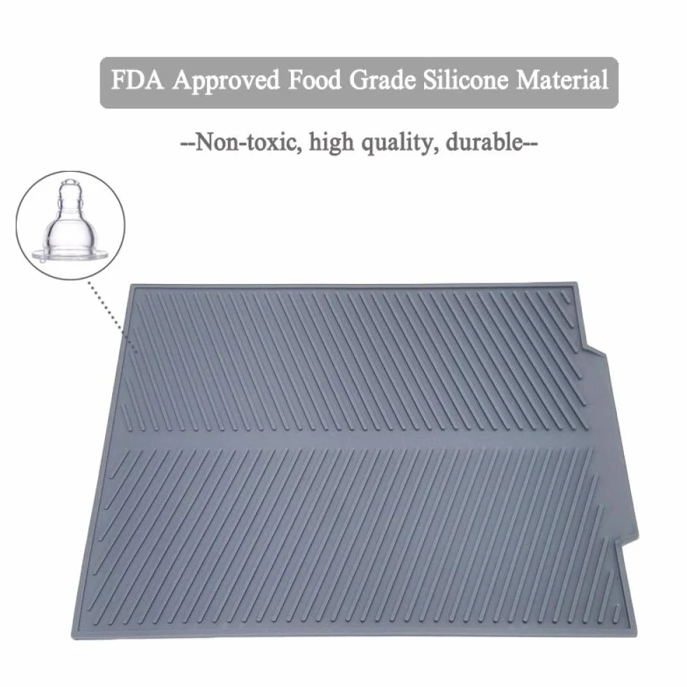 Mata Premium Heat Resistant Tableware Dishwasher Durable Cushion Pad Podkładka na stół obiadowy Podkładka-Szara_Mała,Podkładki pod gorące naczynia(Grey,L)