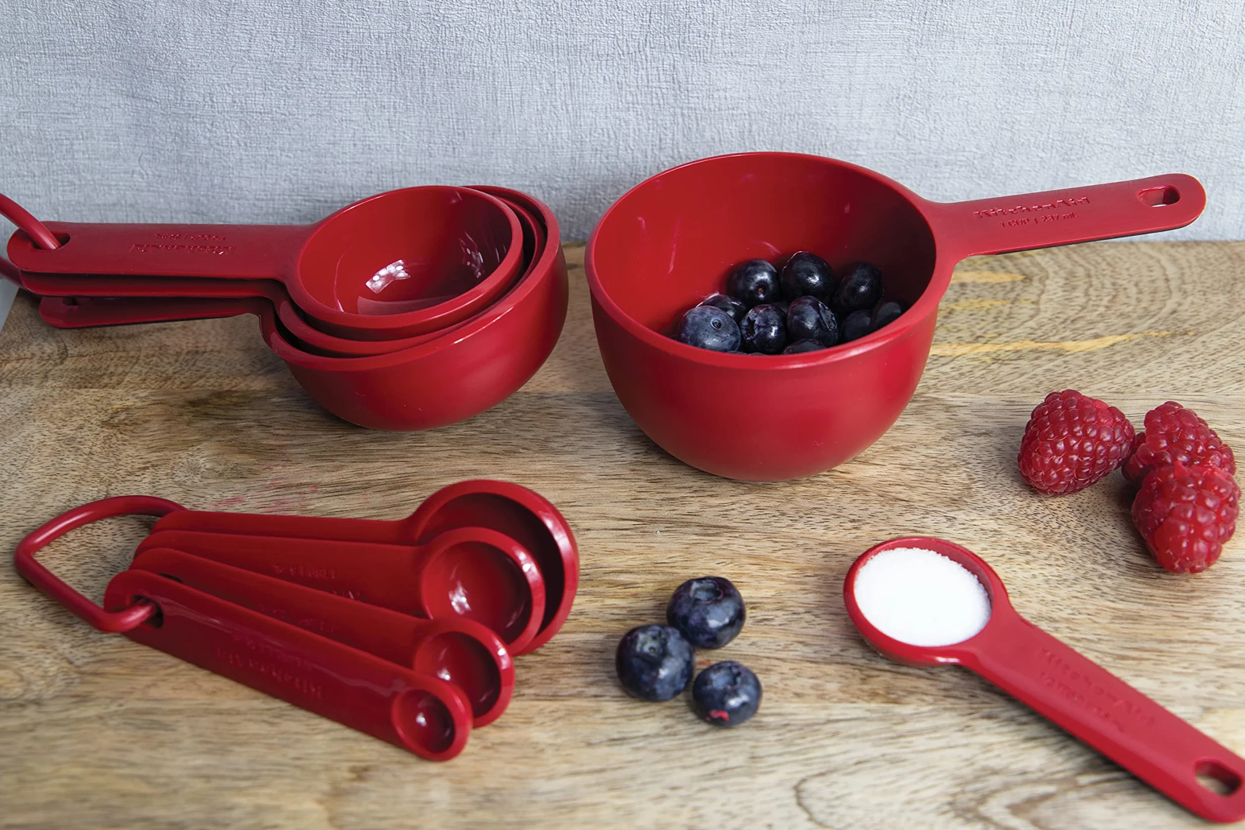 KitchenAid Universal Measuring Spoon Set, Red