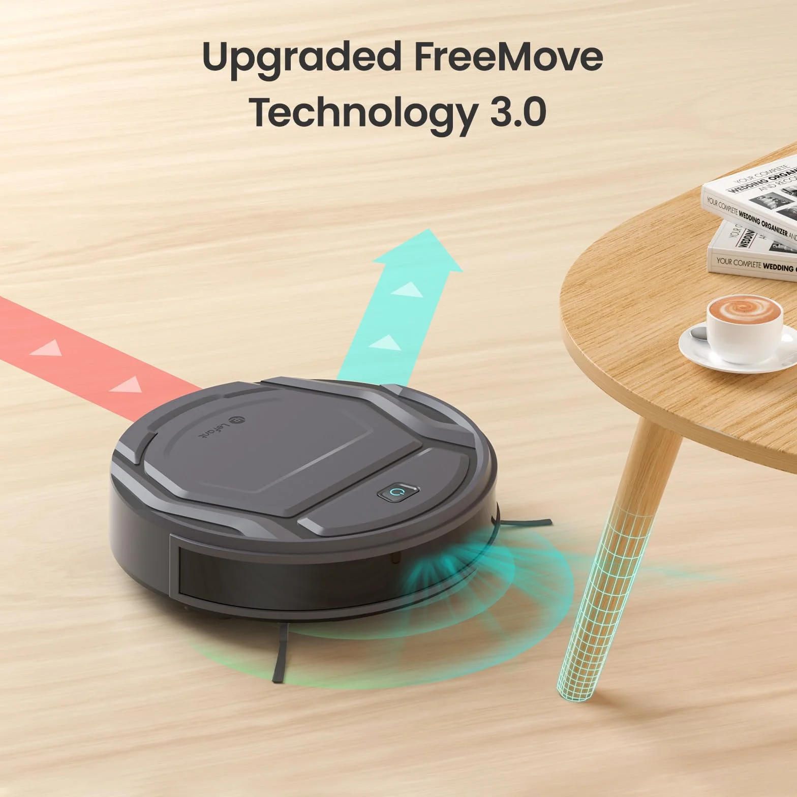 Lefant M210P Robot Odkurzający Super Slim WiFi Samoładujący się Cichy