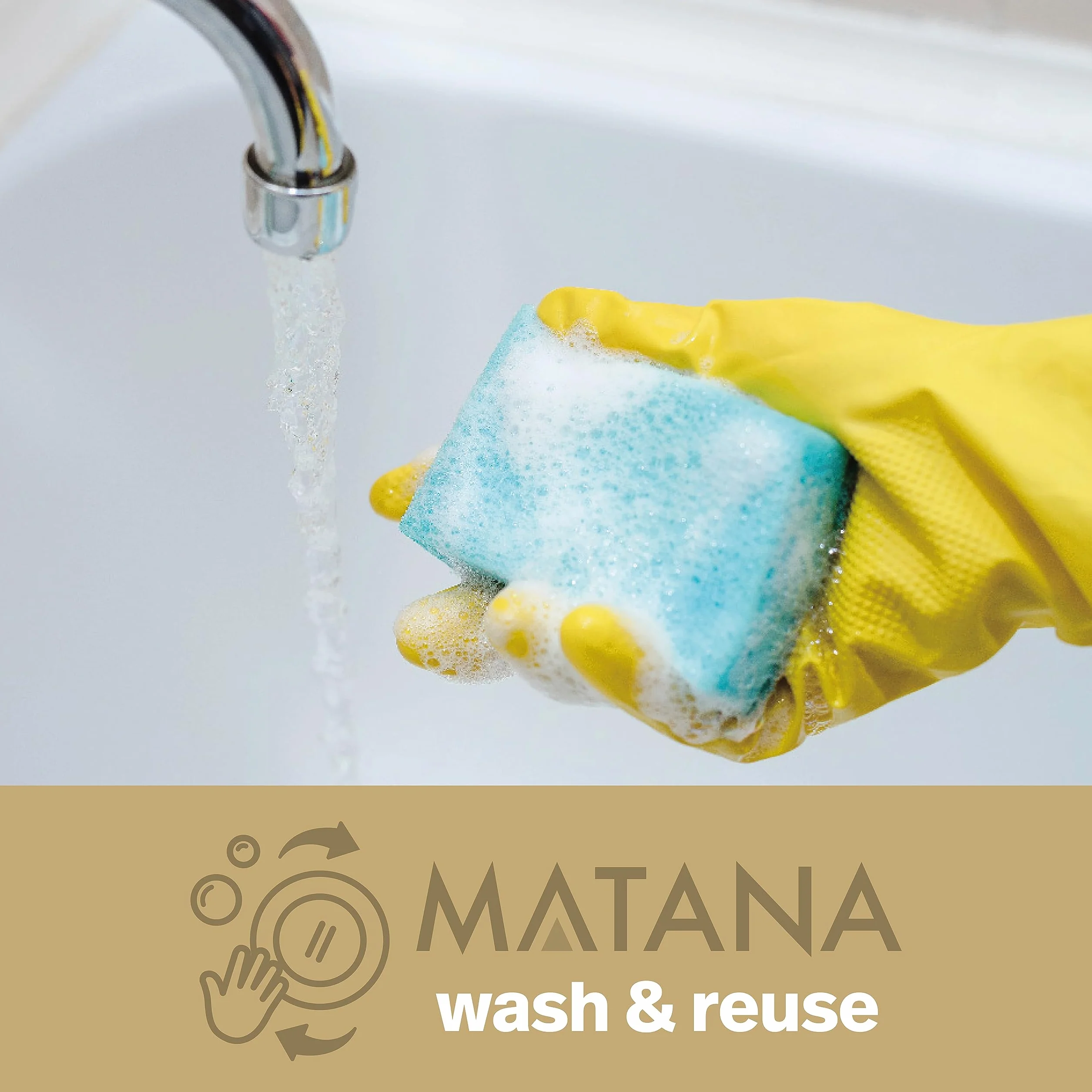 MATANA 25 Białych Plastikowych Talerzyków Premium ze Złotą Obwódką, 26cm - Eleganckie, Wytrzymałe i Wielokrotnego Użytku - Wesela, Urodziny, Chrzciny, Boże Narodzenie, Przyjęcia
