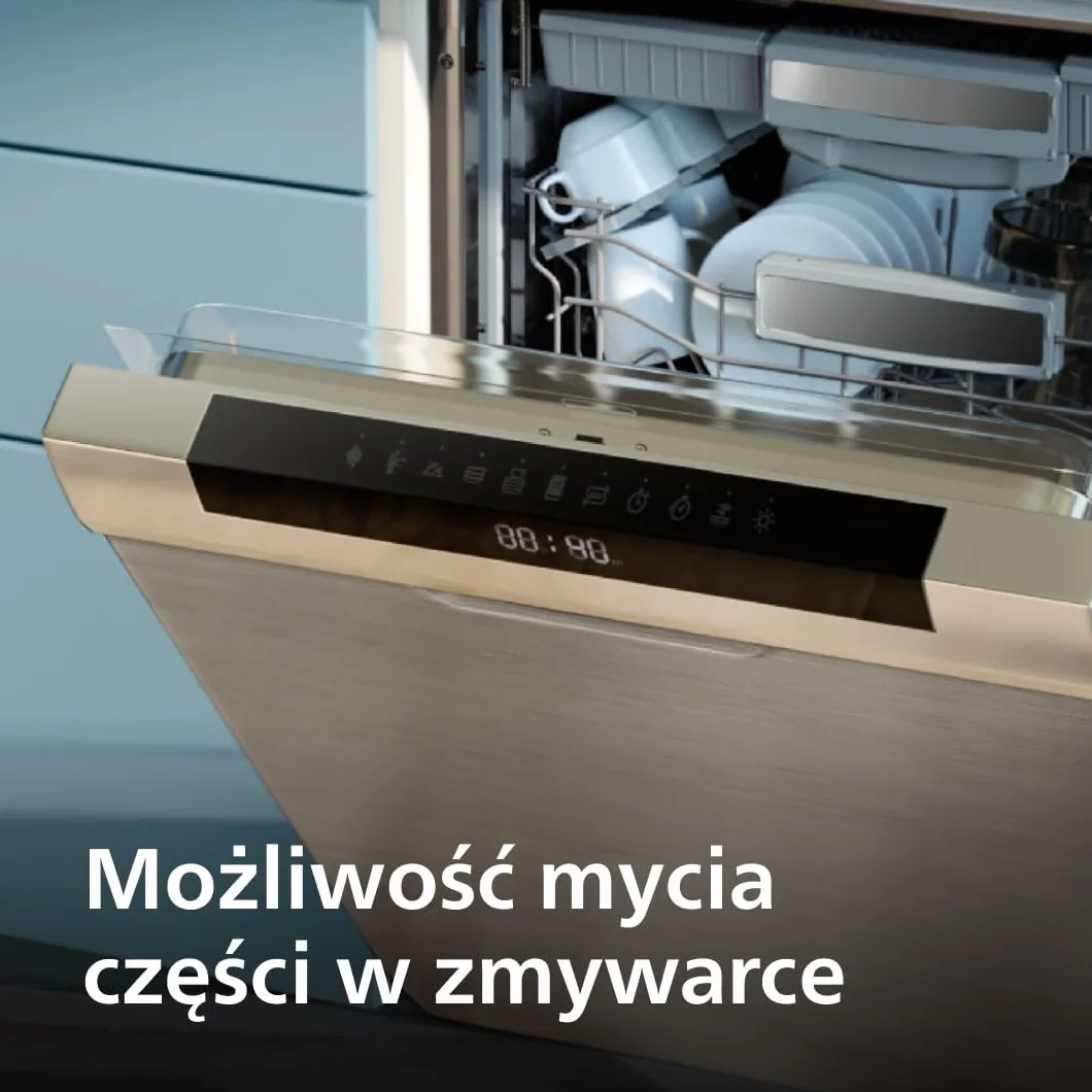 Philips Daily Collection Ekspres do kawy - Aroma Twister dla optymalnego smaku, pojemność 1,2L, blokada kapania, automatyczne wyłączanie, części nadające się do mycia w zmywarce (HD7461/20)