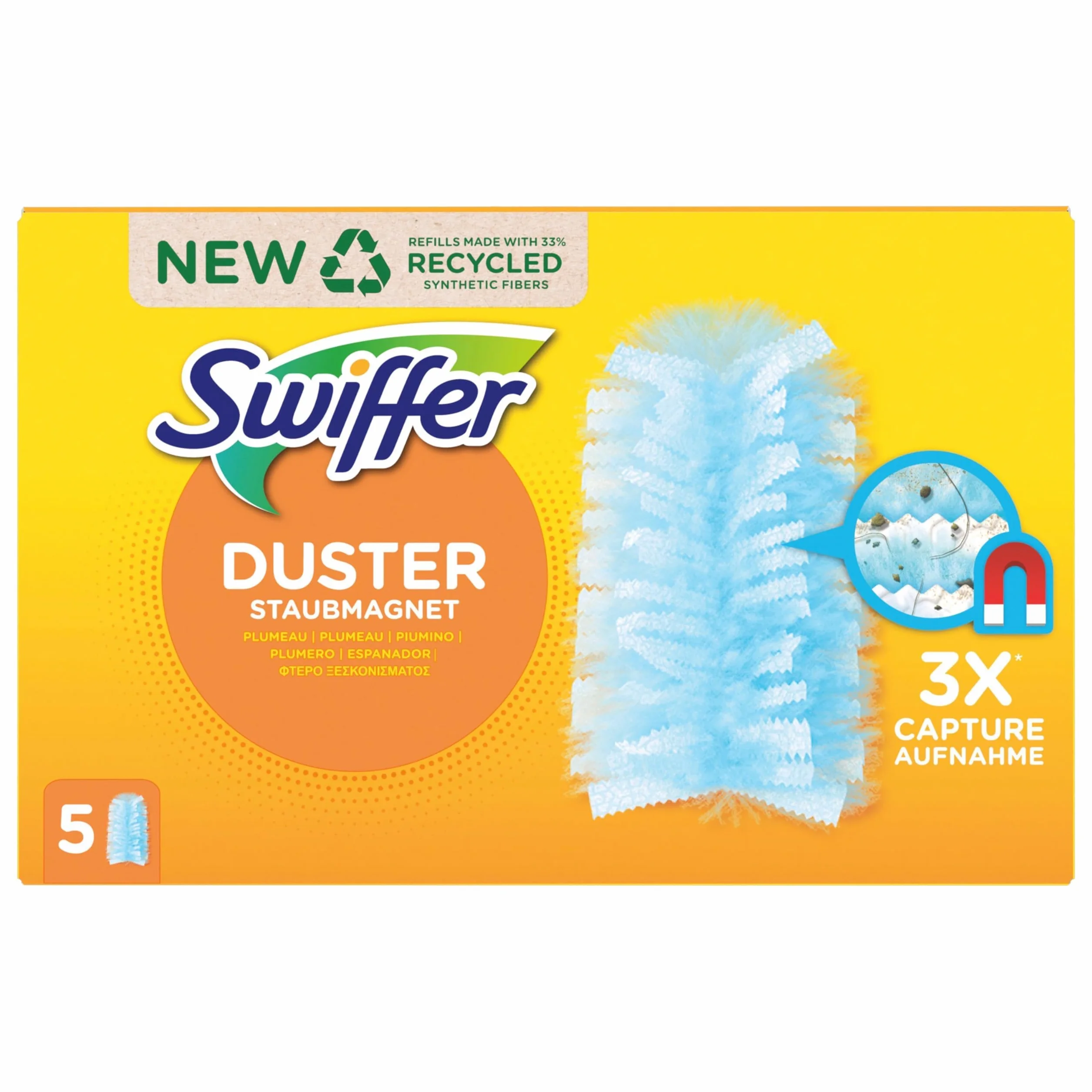Swiffer Duster Miotełki Wymienne do Ścierania Kurzu, 5 x 5 Wkładów
