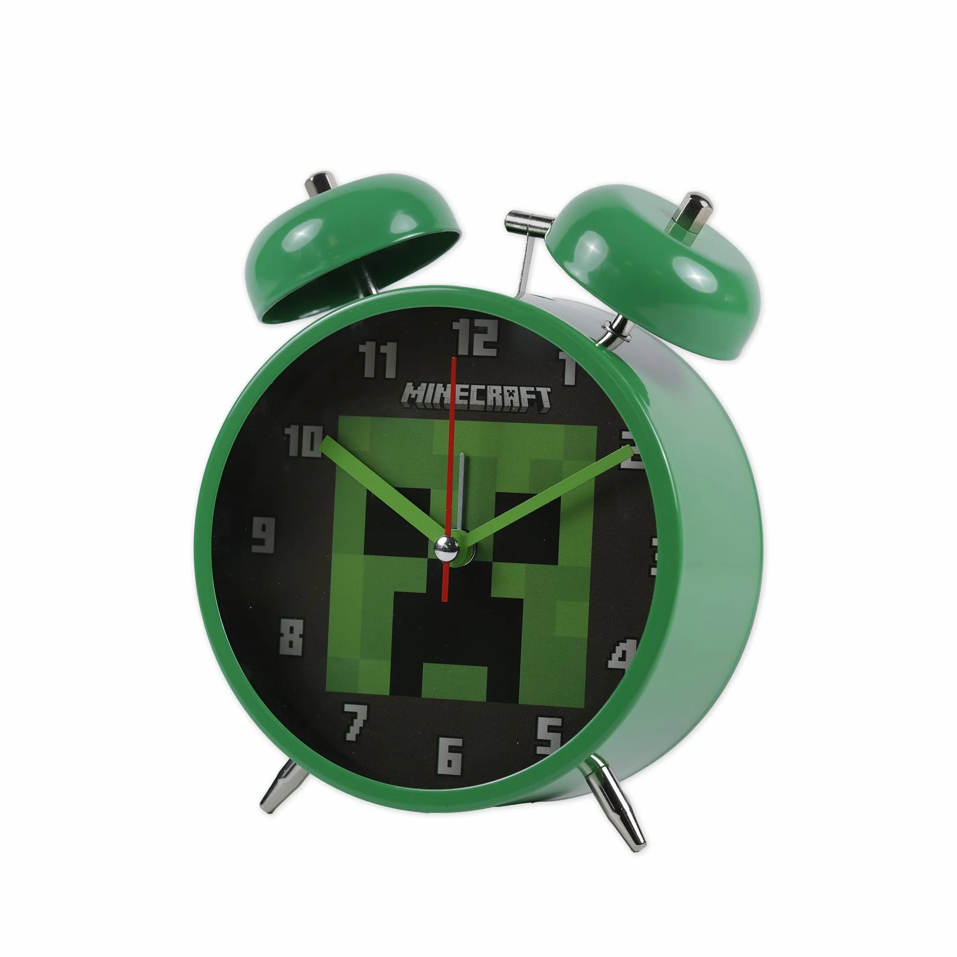 Accutime Minecraft Kids Creeper Twin Bell budzik