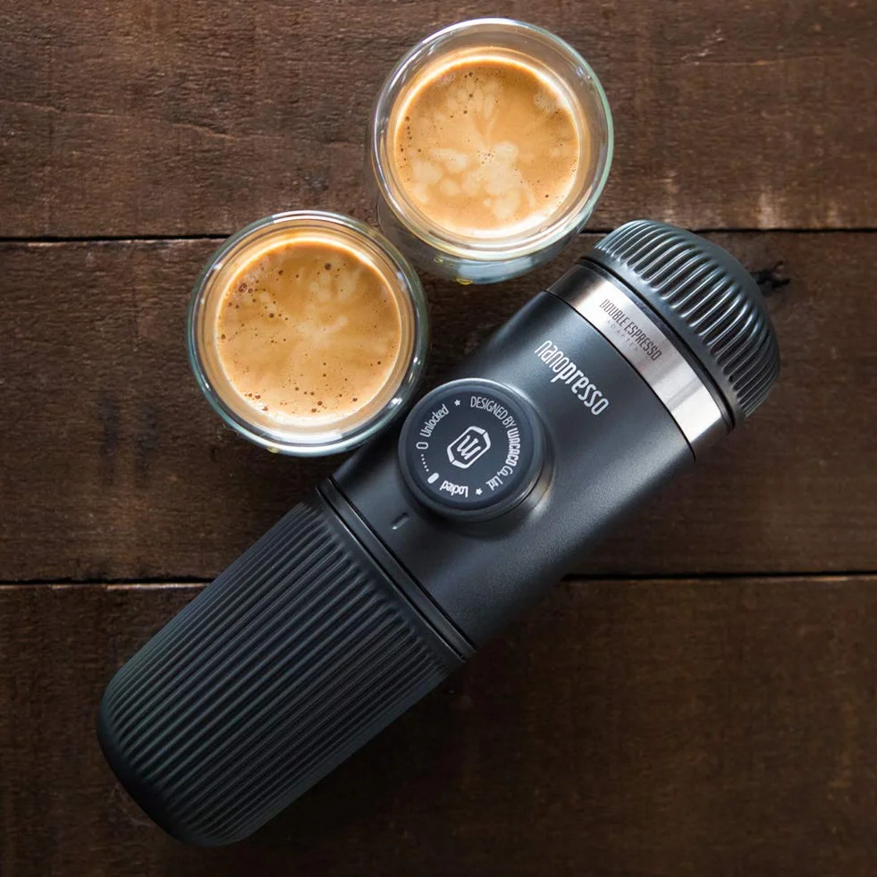 WACACO Nanopresso Barista Kit, akcesoria do przenośnego ekspresu do espresso Nanopresso. Podwójne espresso, Lungo