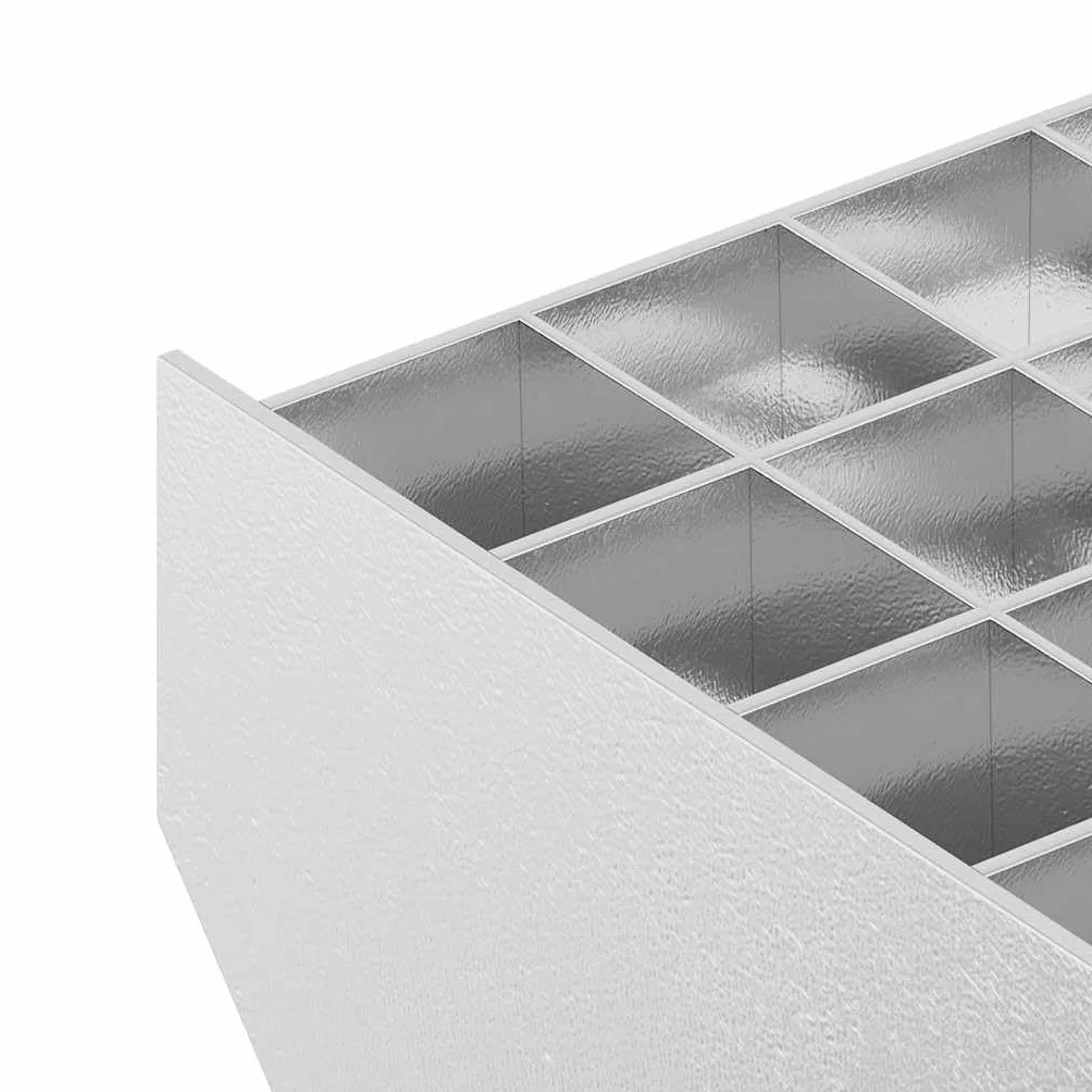 Hothingwell Schody Kraty schodowe 100x24x7 cm Stal ocynkowana | Antypoślizgowy, do użytku wewnątrz na zewnątrz, zintegrowany drenaż, 1 sztuka