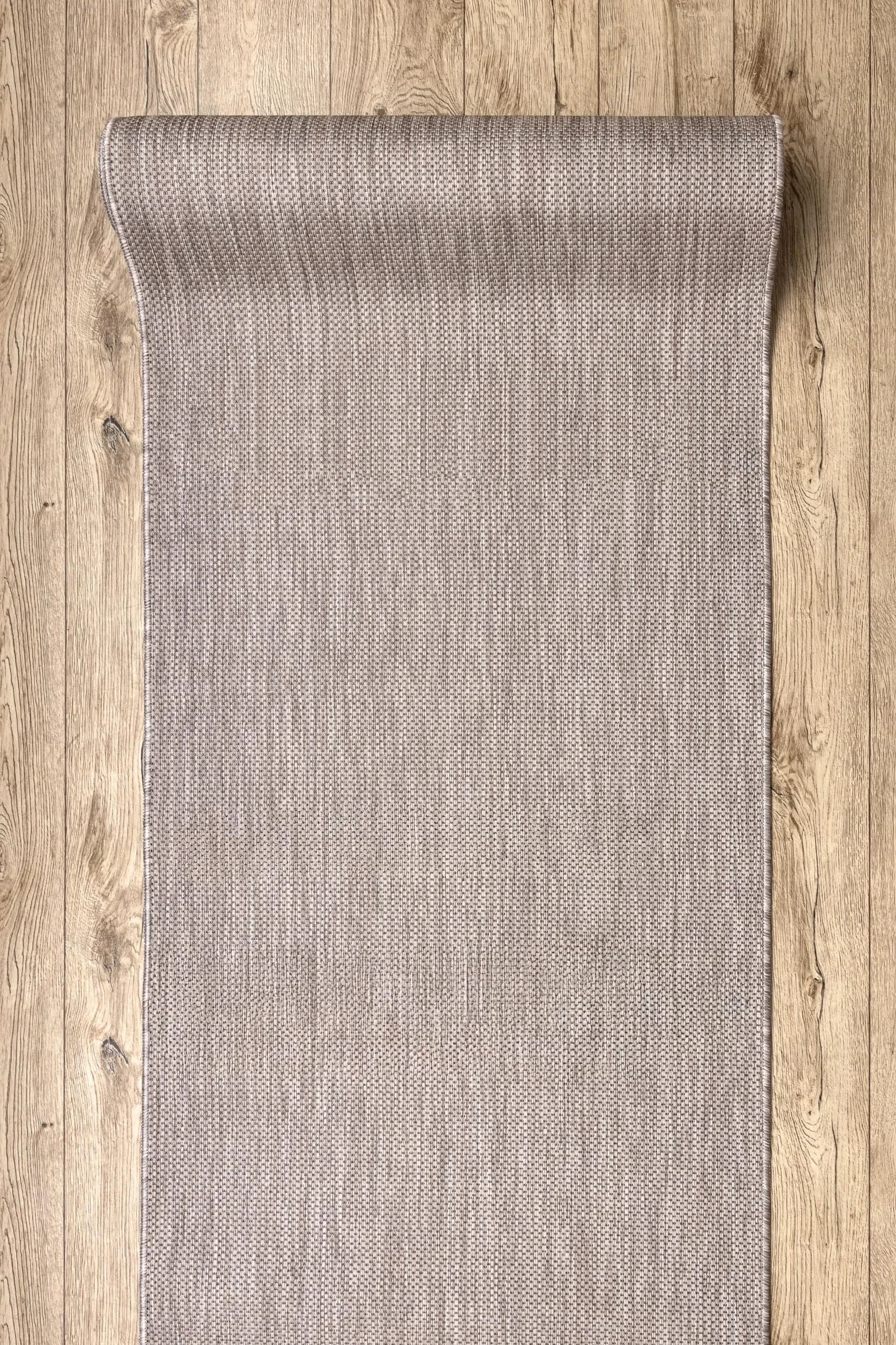 Bieżnik SISAL SION Melange płasko tkany, beżowy, 100 x 400 cm