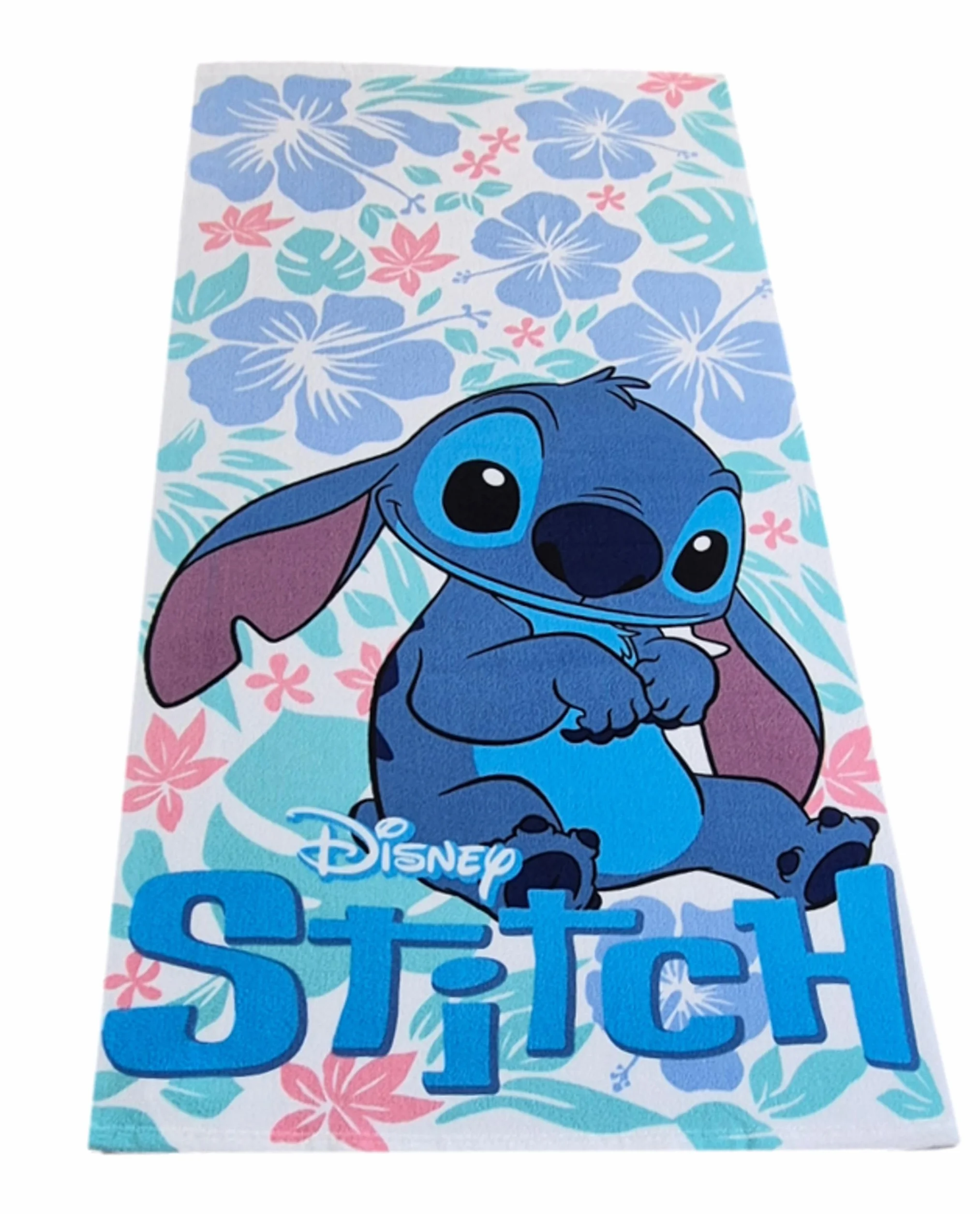 Theonoi Disney Lilo und Stitch dziecięcy ręcznik kąpielowy, ręcznik plażowy, 70 x 140 cm, 100% bawełna, dla chłopców i dziewczynek – standard Öko-Tex