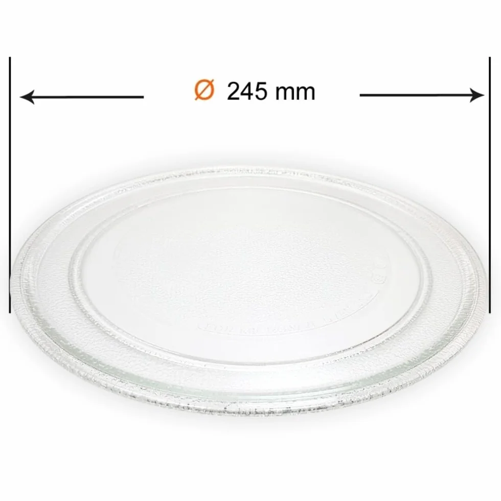 Recamania Uniwersalna płyta obrotowa do mikrofalówki z płaskim profilem, 245 mm
