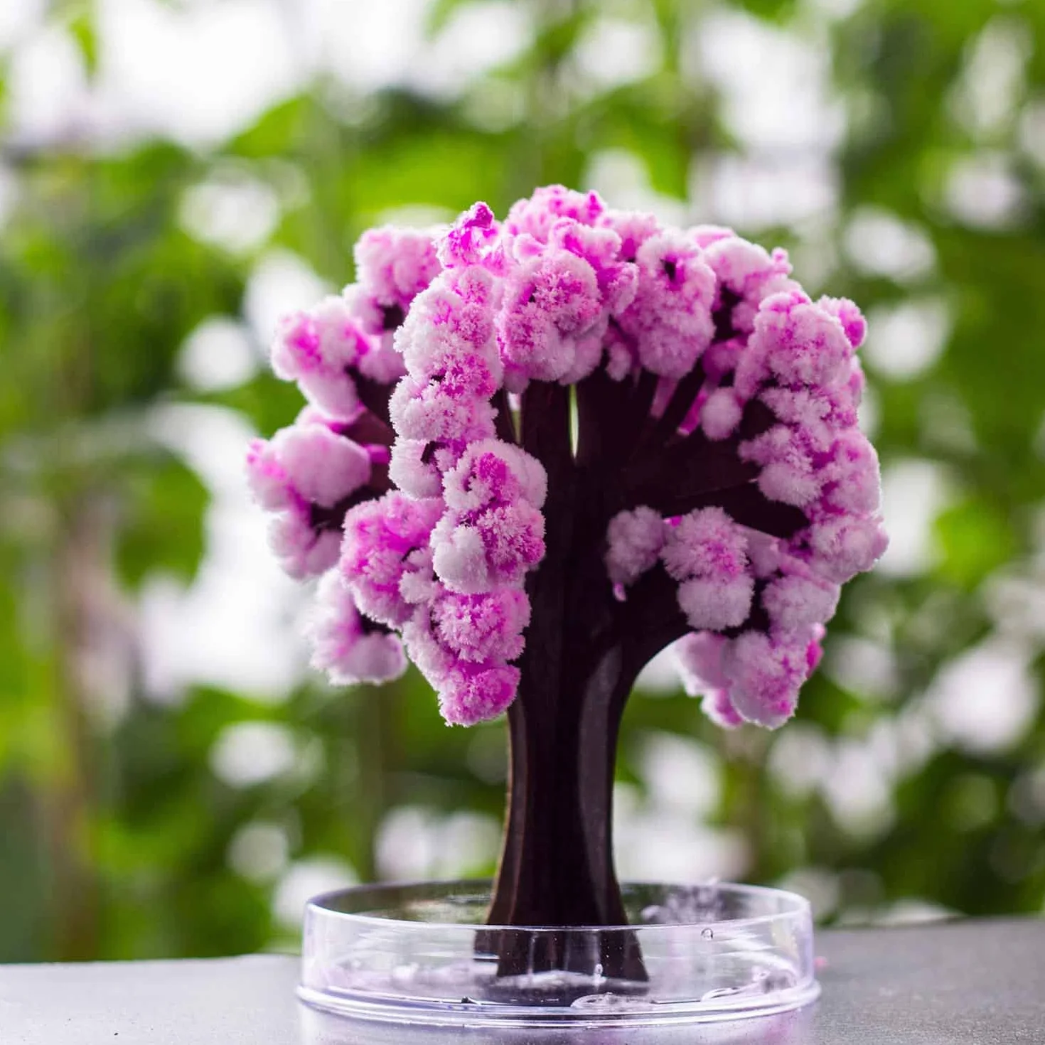 Mad Monkey Magic Sakura Tree, Sztuczne Drzewo w Stylu Drzewa Kwitnącej Wiśni, Sztuczne Drzewo 13,50 cm Różowe, Estetyczna Dekoracja do Salonu, Oryginalne Japońskie Deco, Idealny Prezent na Walentynki