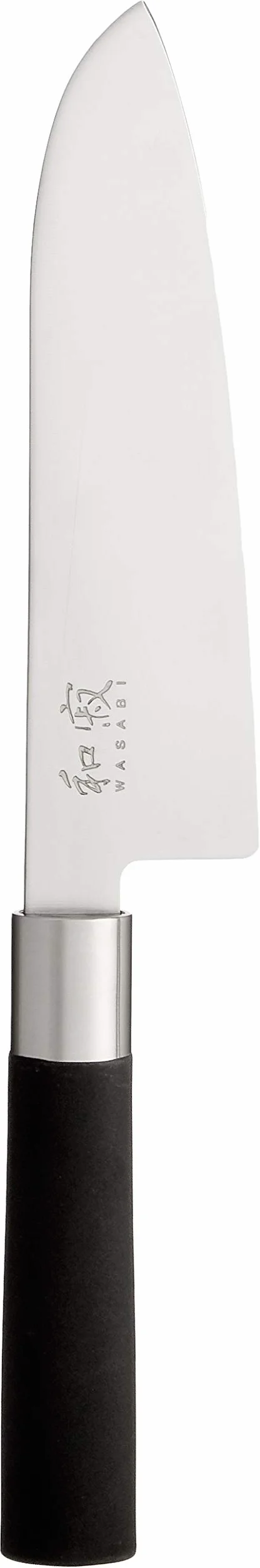 Kai Europe Wasabi Black Santoku Nóż Kuchenny, Czarny/Stalowy, 16,5 cm