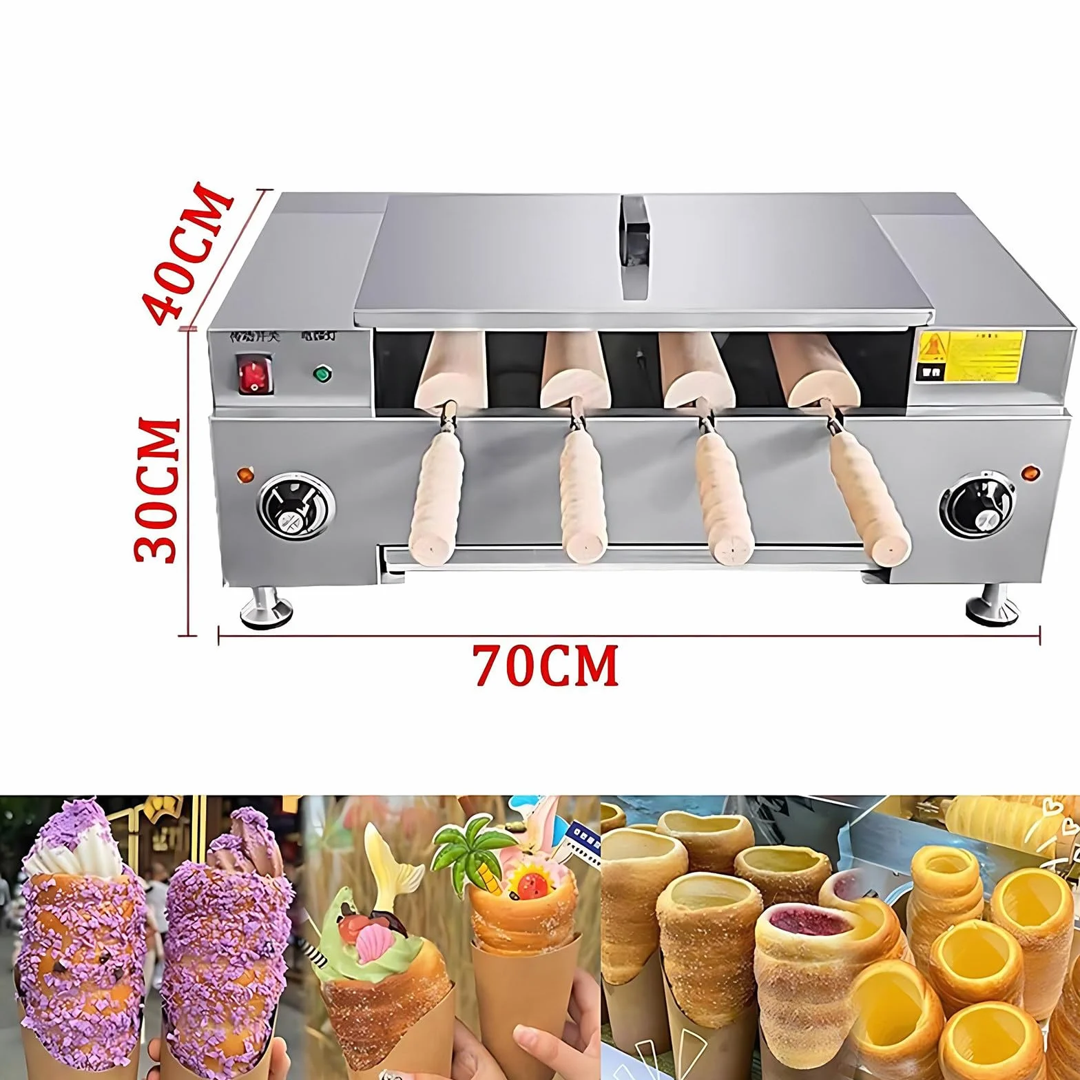 Węgierska Maszyna Do Wałkowania Cake Pops, Piec Do Wałkowania Ciasta, Piec Do Chleba, Piec Do Chrupiących Lodów, Elektryczna Maszyna Do Pieczenia Rożków Lodowych O Mocy 3000 W