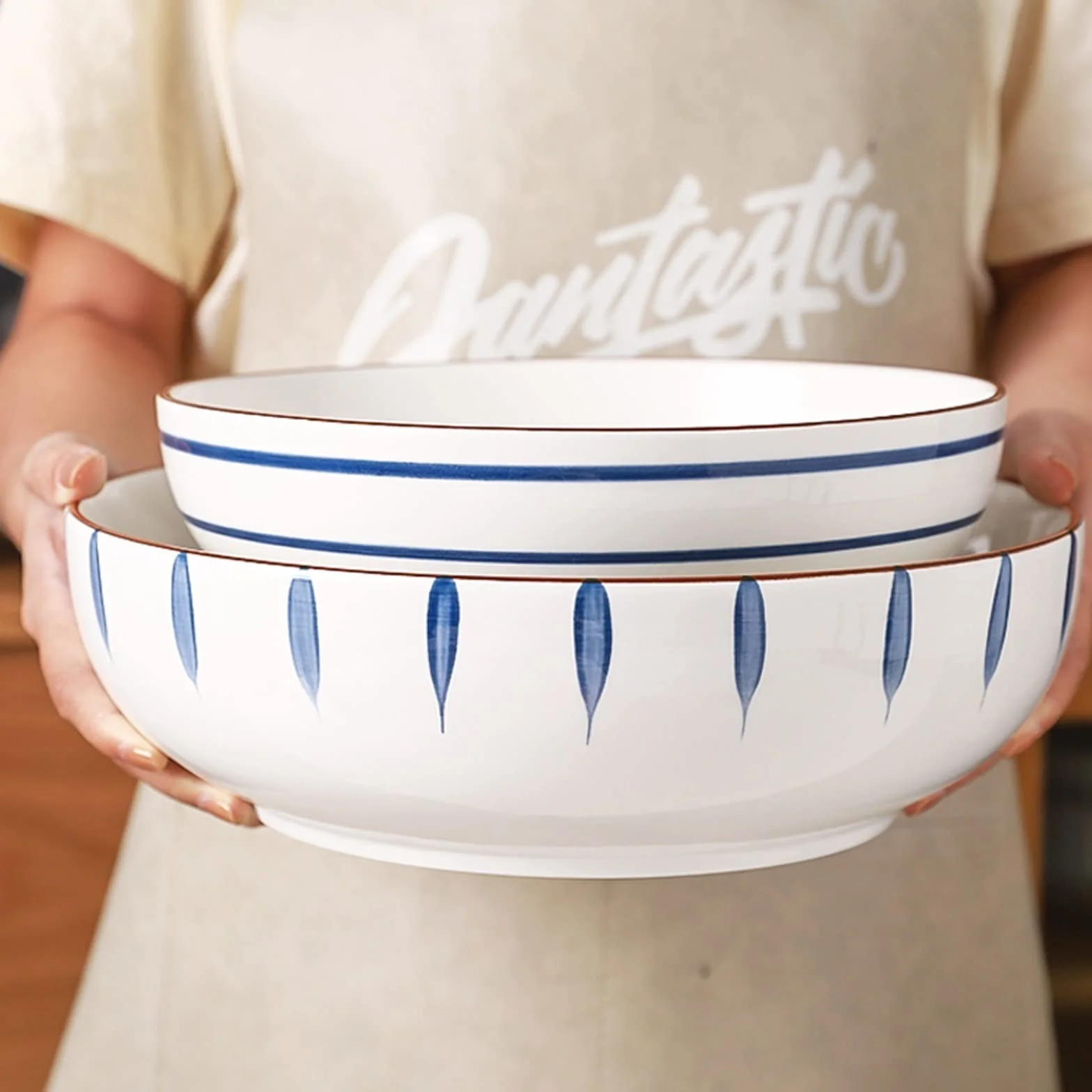 Popcorn lub dekoracja miska do zupy kuchennej, miska na musli, zupa płatków owsianych, zestaw ceramicznych misek deserowych, miska jęczmienna, miska deserowa zrównoważona miska do serwowania sałatek, owoców, makaronu (kolor: mosiądz)