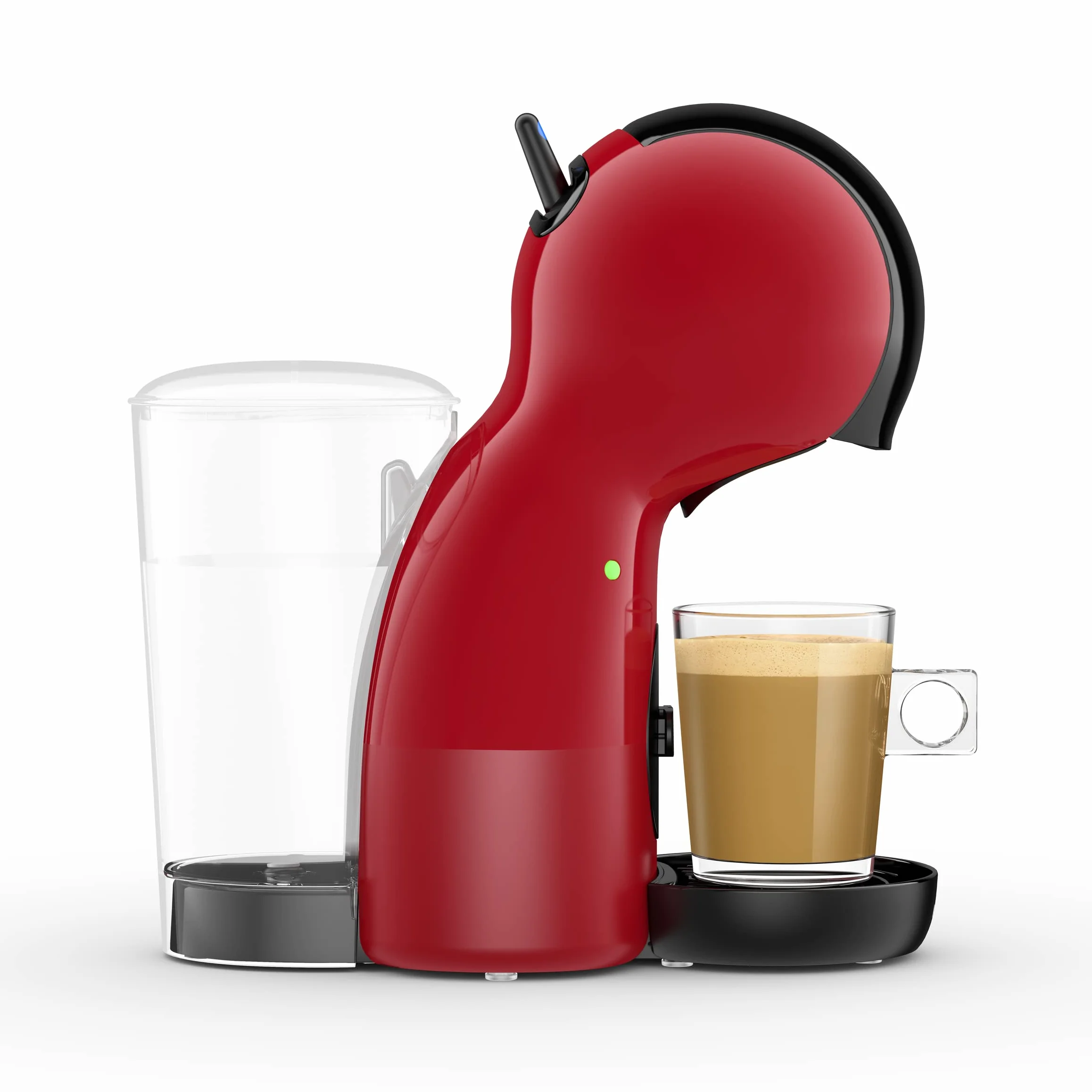 Krups NESCAFÉ Dolce GUSTO PICCOLO XS czerwony czarny ręczny ekspres do kawy na kapsułki