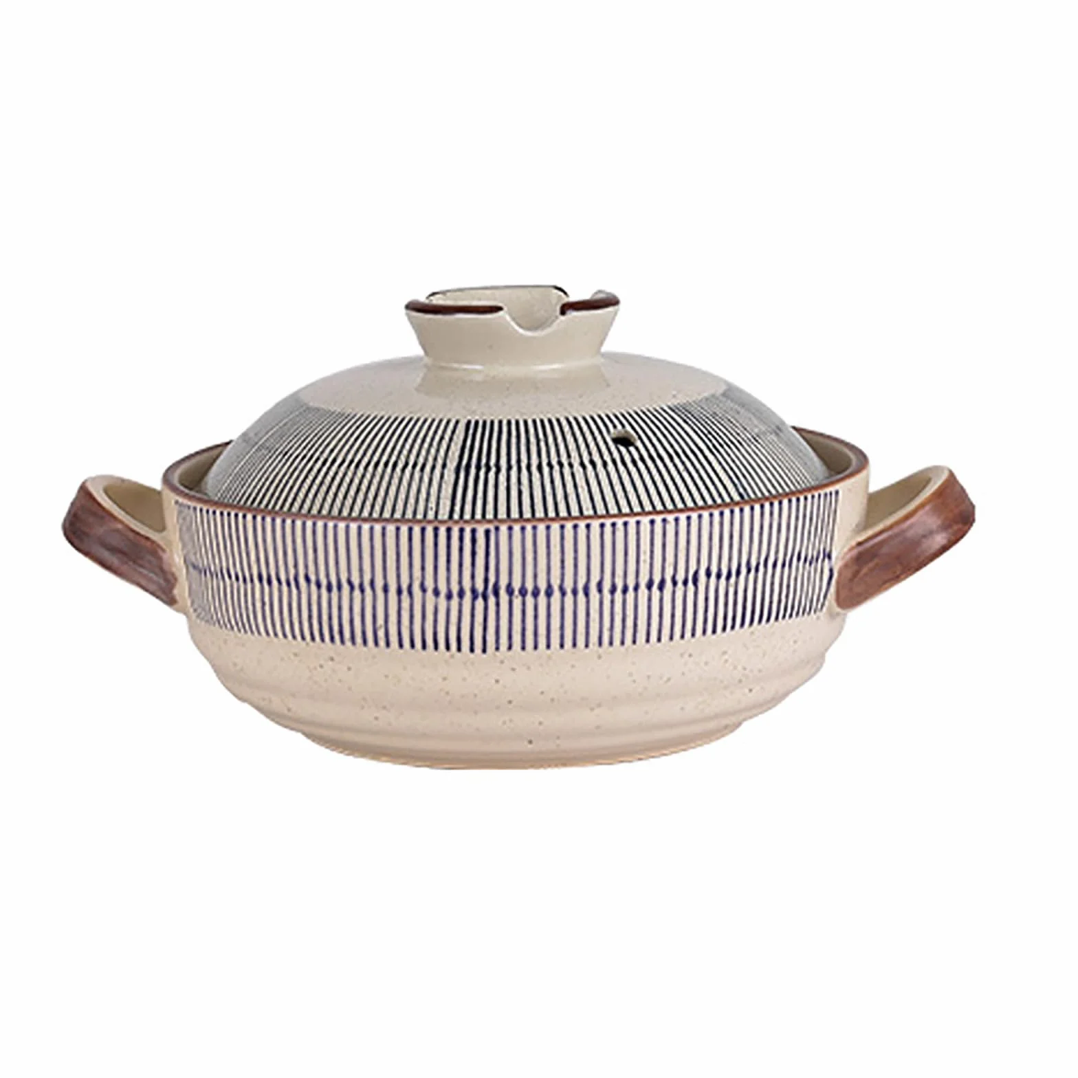Ceramiczny garnek do duszenia, Naczynia ceramiczne żaroodporne do gorącego garnka ryżu, gulaszu(2L)