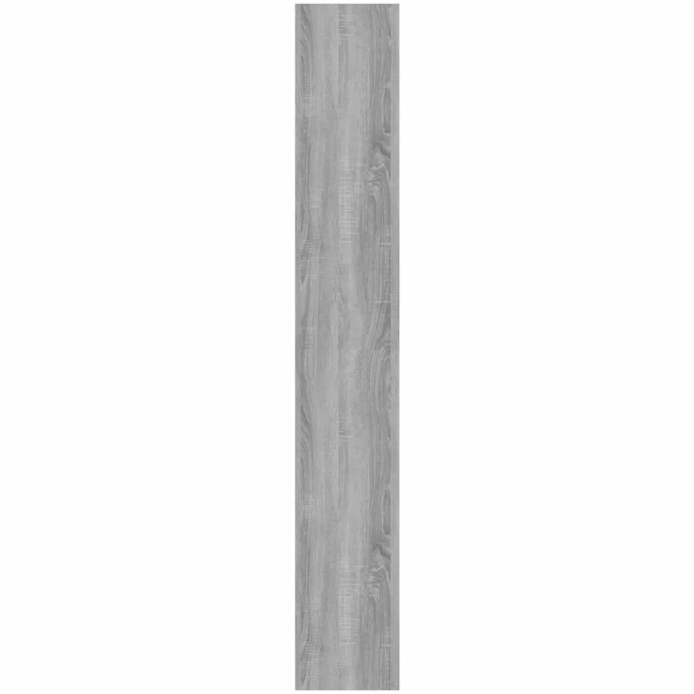 Générique Wąski regał na książki szary 40 x 30 x 198 cm, wytrzymały i stabilny stojak na książki z dużą przestrzenią do przechowywania czasopism, książek i płyt DVD, służy również jako ścianka