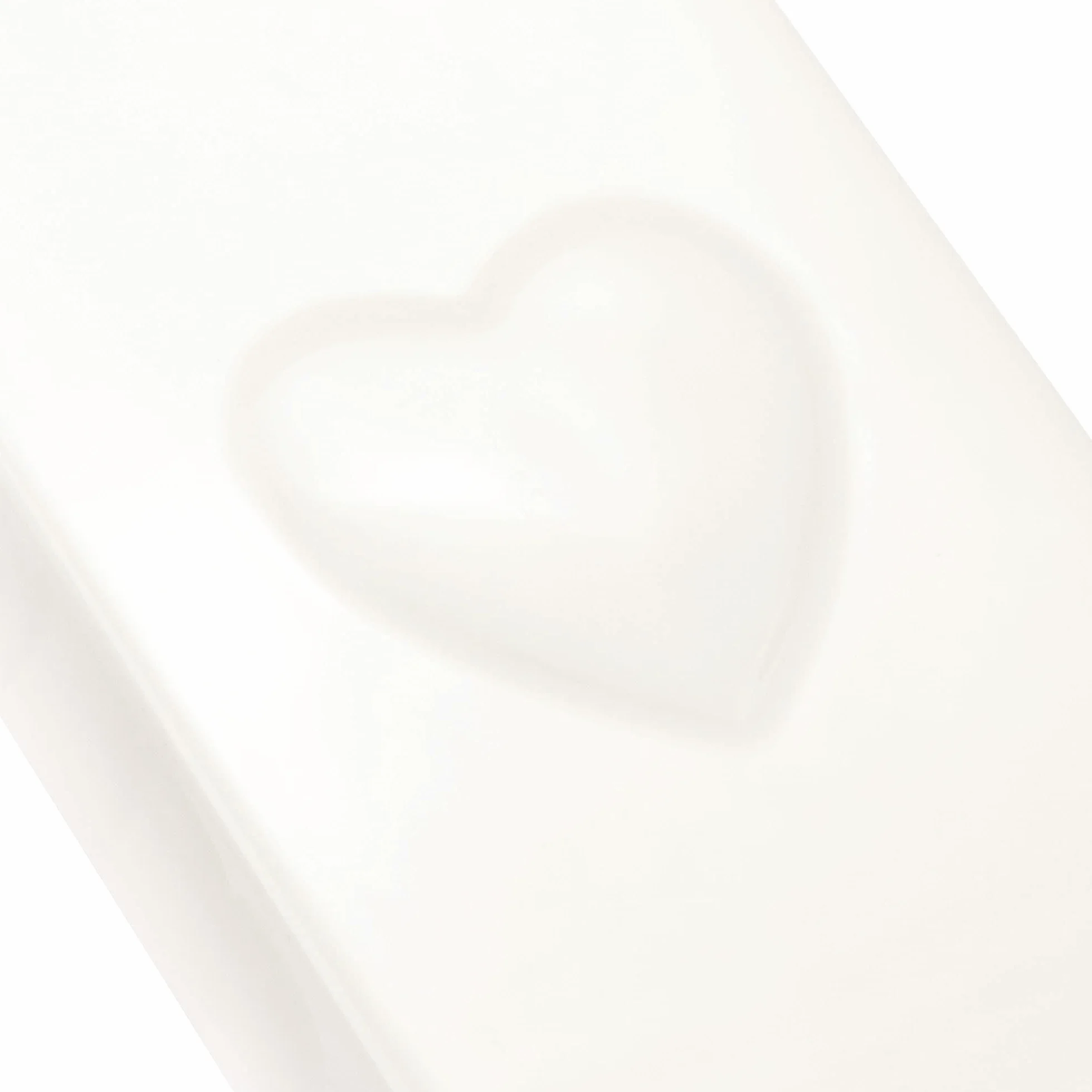 COM-FOUR® 3x nawilzacz grzejnikowy - nawilzacz powietrza z wzorem serca - ceramiczny nawilzacz na wode - 320 ml (biale serce)