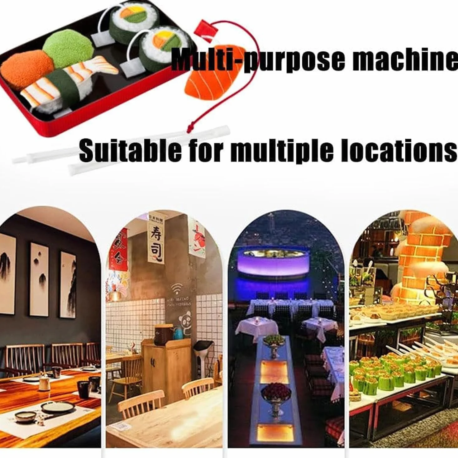Ręczna kwadratowa maszyna do zwijania sushi, DIY forma do sushi, wydajny zestaw do robienia sushi do domu, restauracji, baru przekąskowego