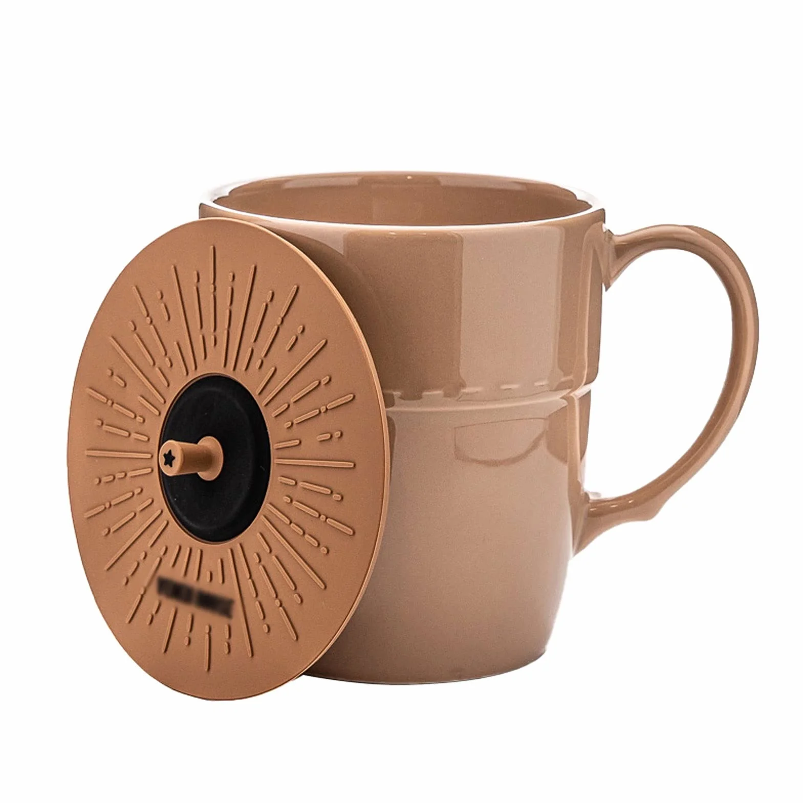 Kubki do kawy Procelanowy kubek do espresso, Europejski styl Nowy kubek z porcelany kostnej Duża pojemność Biuro Domowy kubek śniadaniowy Prosty osobisty kubek do kawy z pokrywką i uchwytem