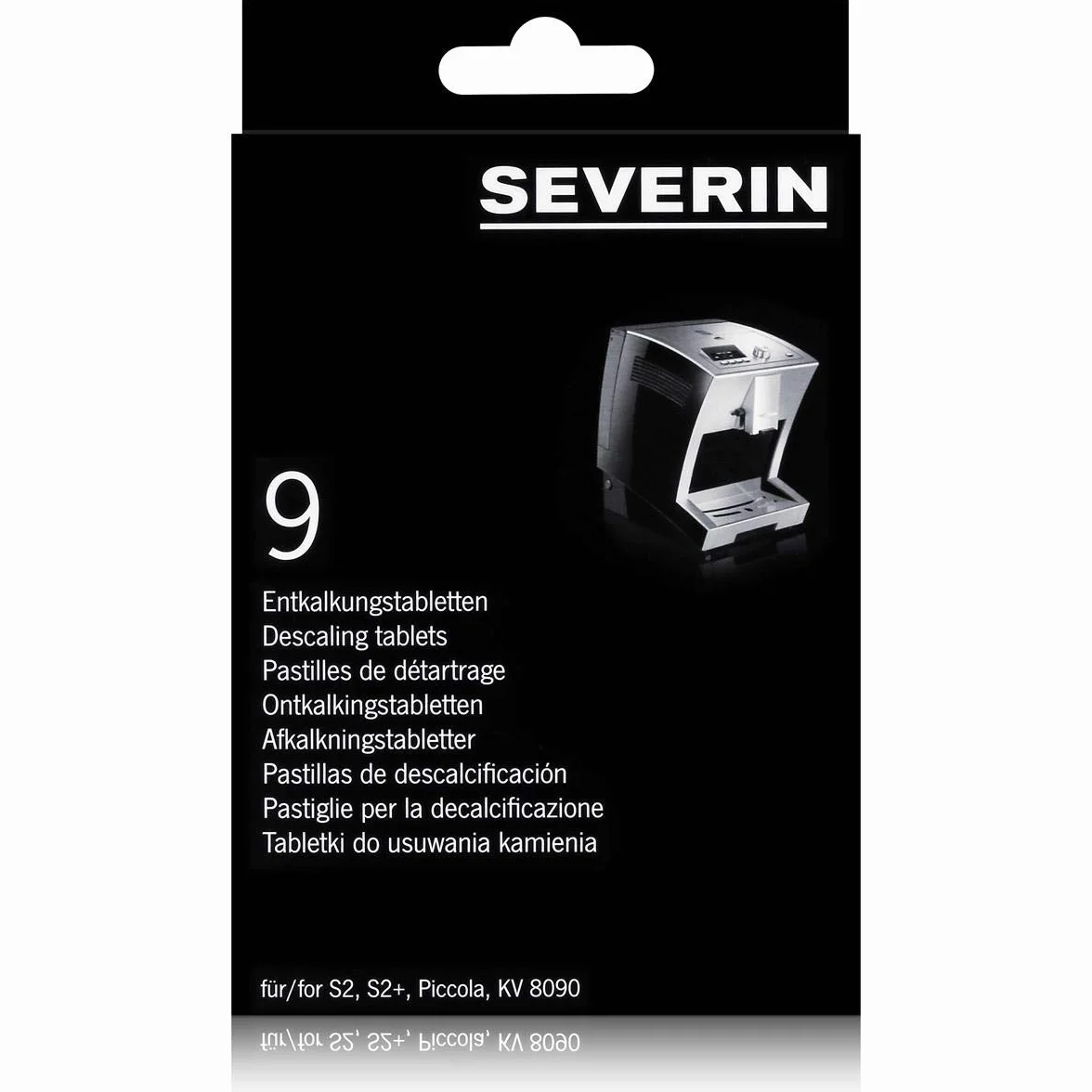 2x Severin tabletki odkamieniające 9 szt. do ekspresów do kawy ZB 8699