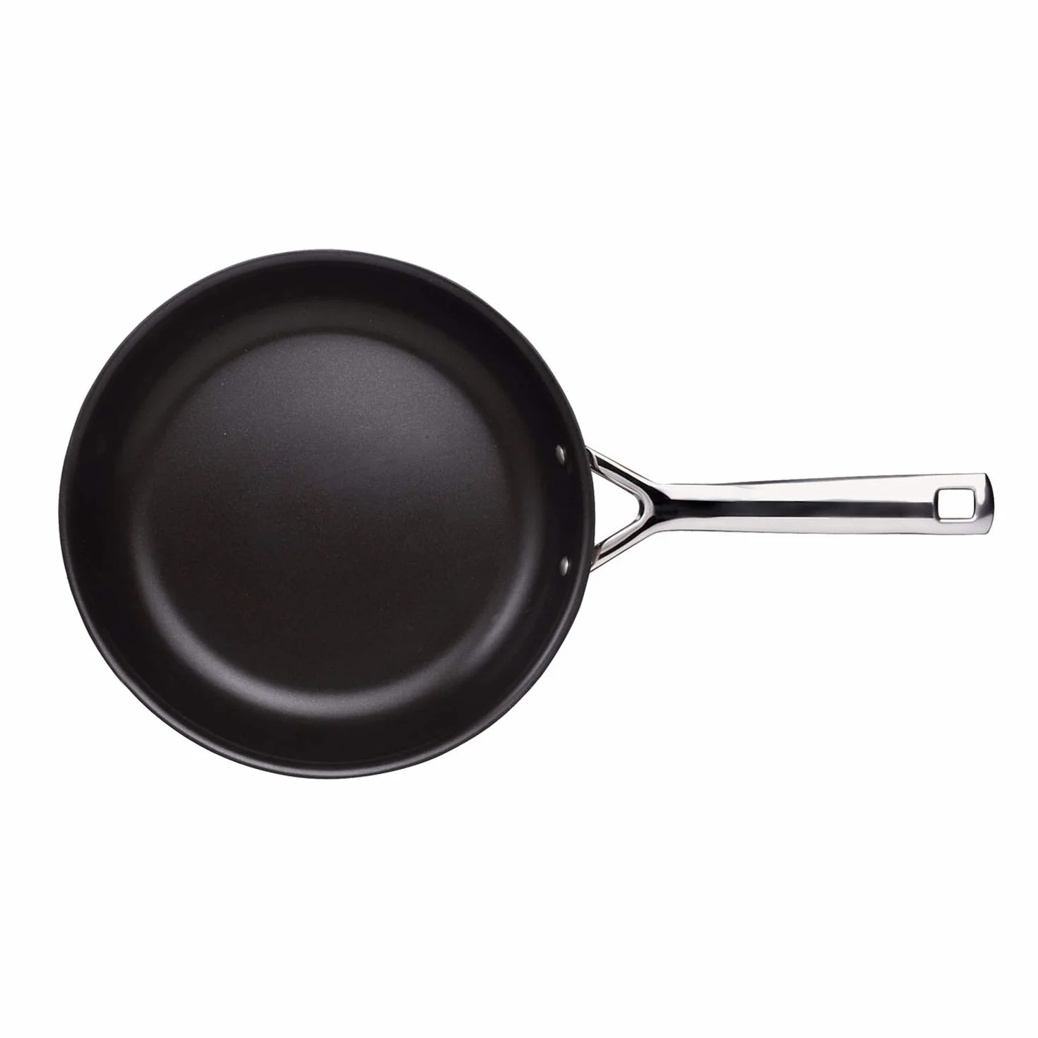 LE CREUSET 3-warstwowe patelnie ze stali nierdzewnej, 24 cm i 28 cm, nieprzywierające patelnie, zestaw podwójny, 53801000000000