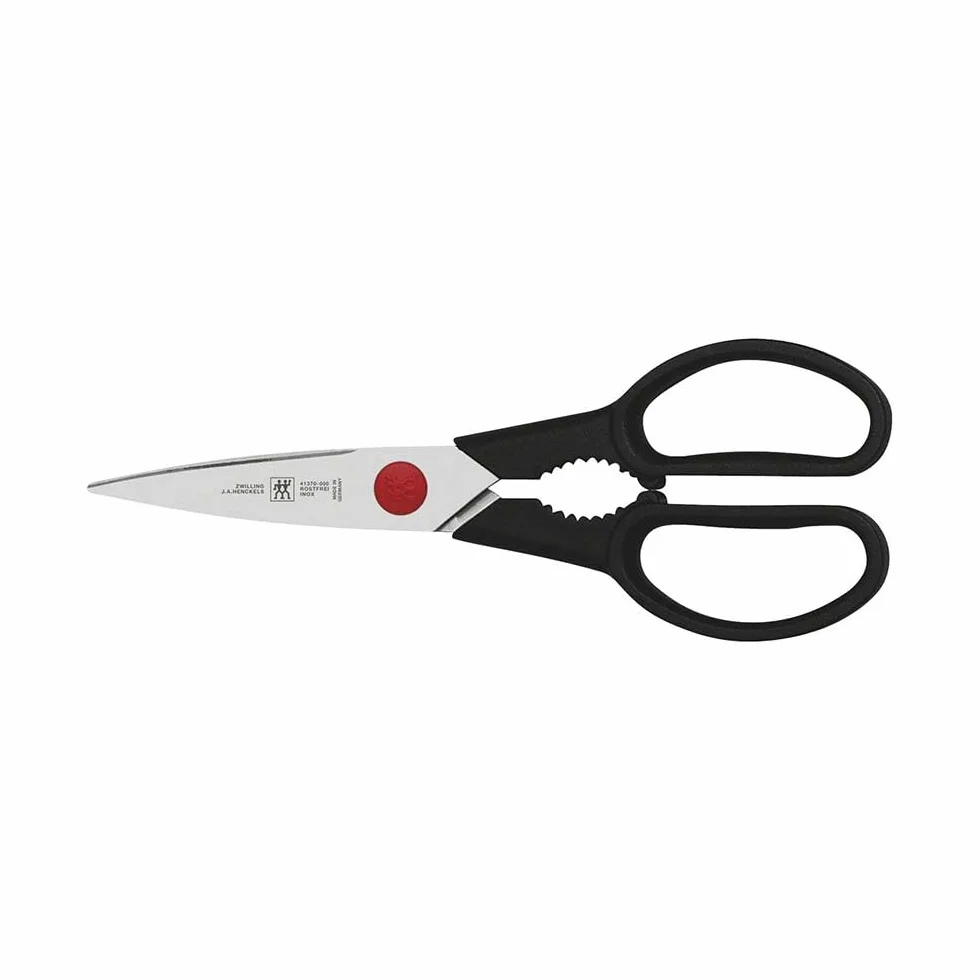 ZWILLING Messerblock, 9-tlg., Holzblock, Messer und Schere aus rostfreiem Spezialstahl/Kunststoff-Griff, Twin Gourmet