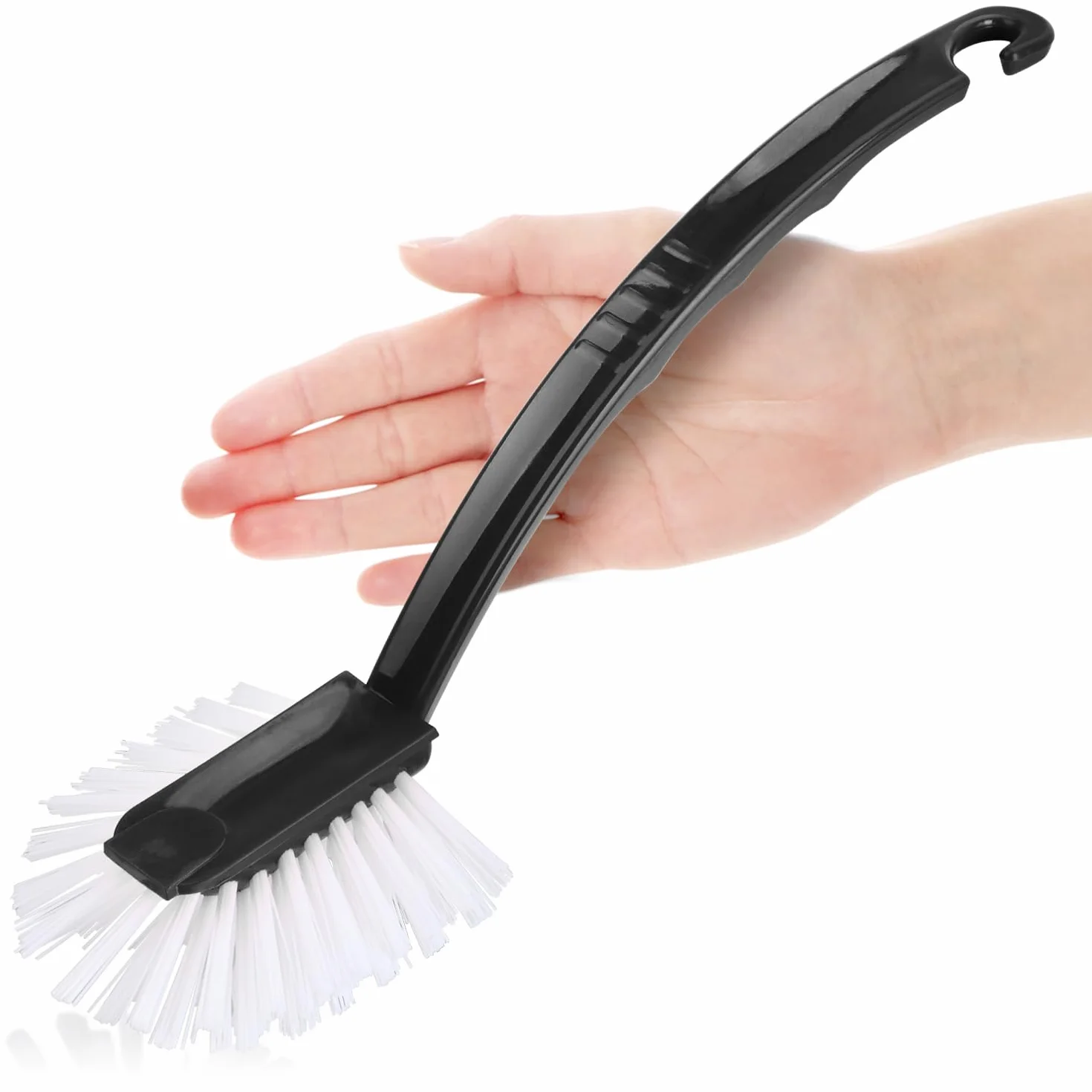 com-four® 6x szczotki do mycia naczyn 27 cm - szczotka do mycia garnków, patelni i zlewozmywaków - trwala szczotka kuchenna, szczotka do czyszczenia do uzytku domowego i kuchennego (6 sztuk)