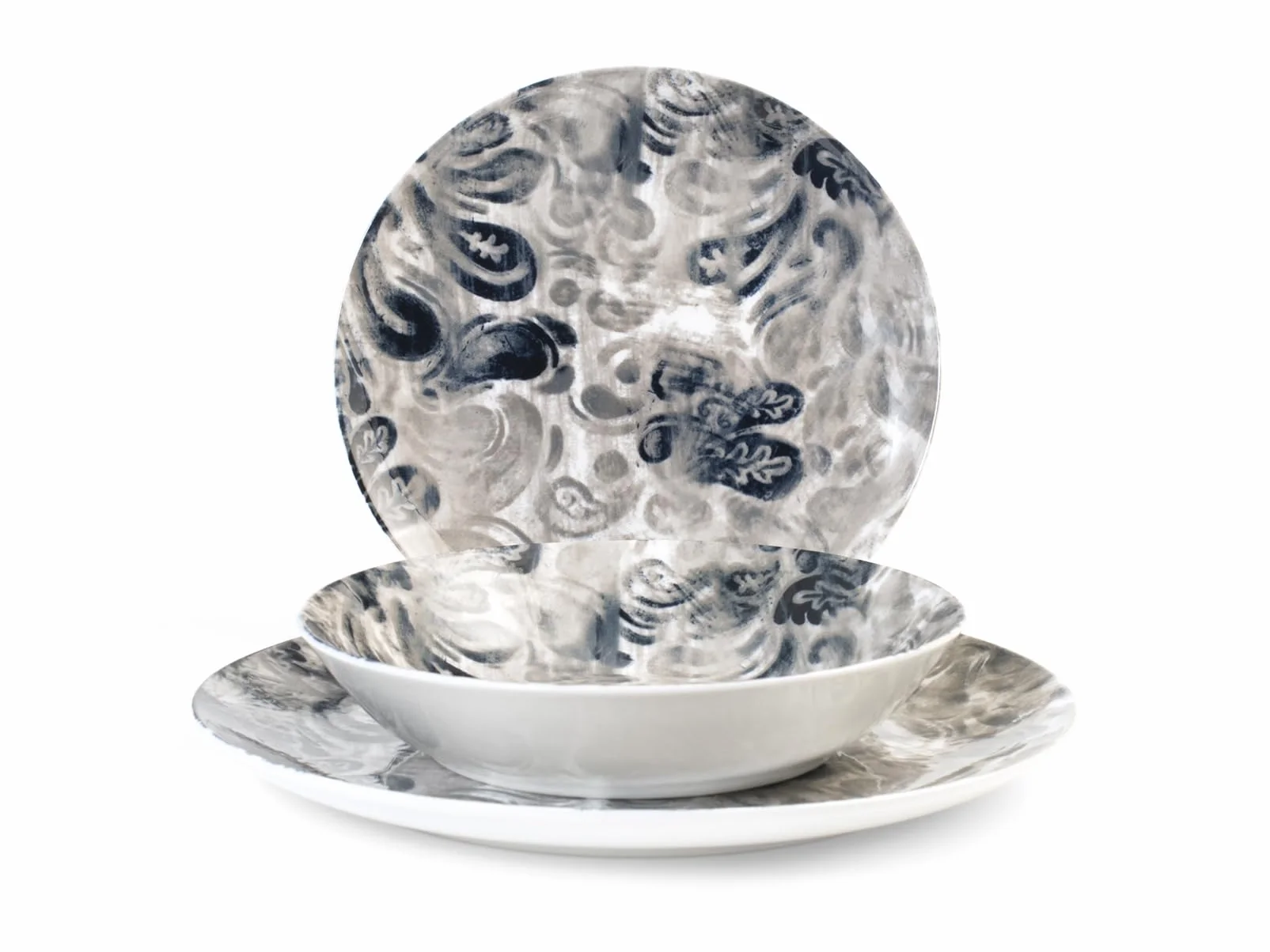Royal Norfolk Tangeri serwis stołowy, 18 talerzy, porcelana, wielokolorowy