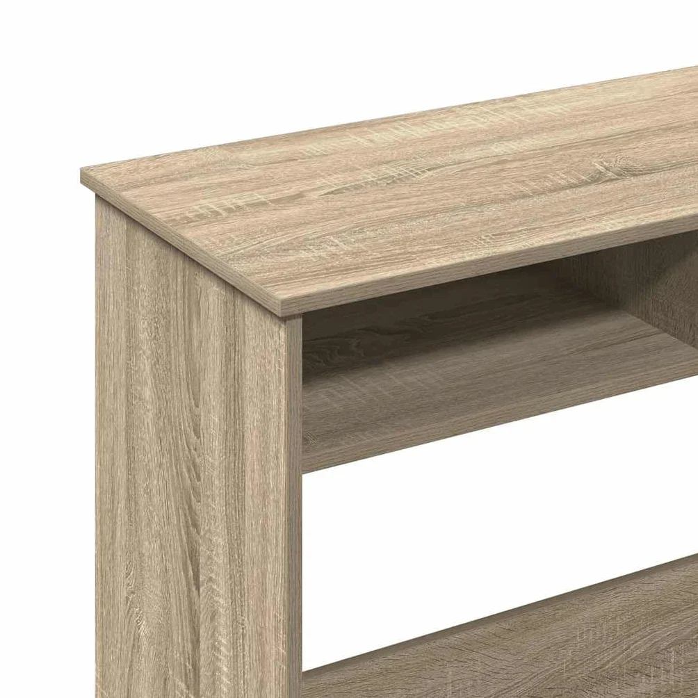 Hothingwell Biurko Dąb Sonoma 80x40x75 cm Płyta wiórowa | Gładka powierzchnia, odporna na wilgoć, duża przestrzeń do przechowywania do sypialni lub salonu