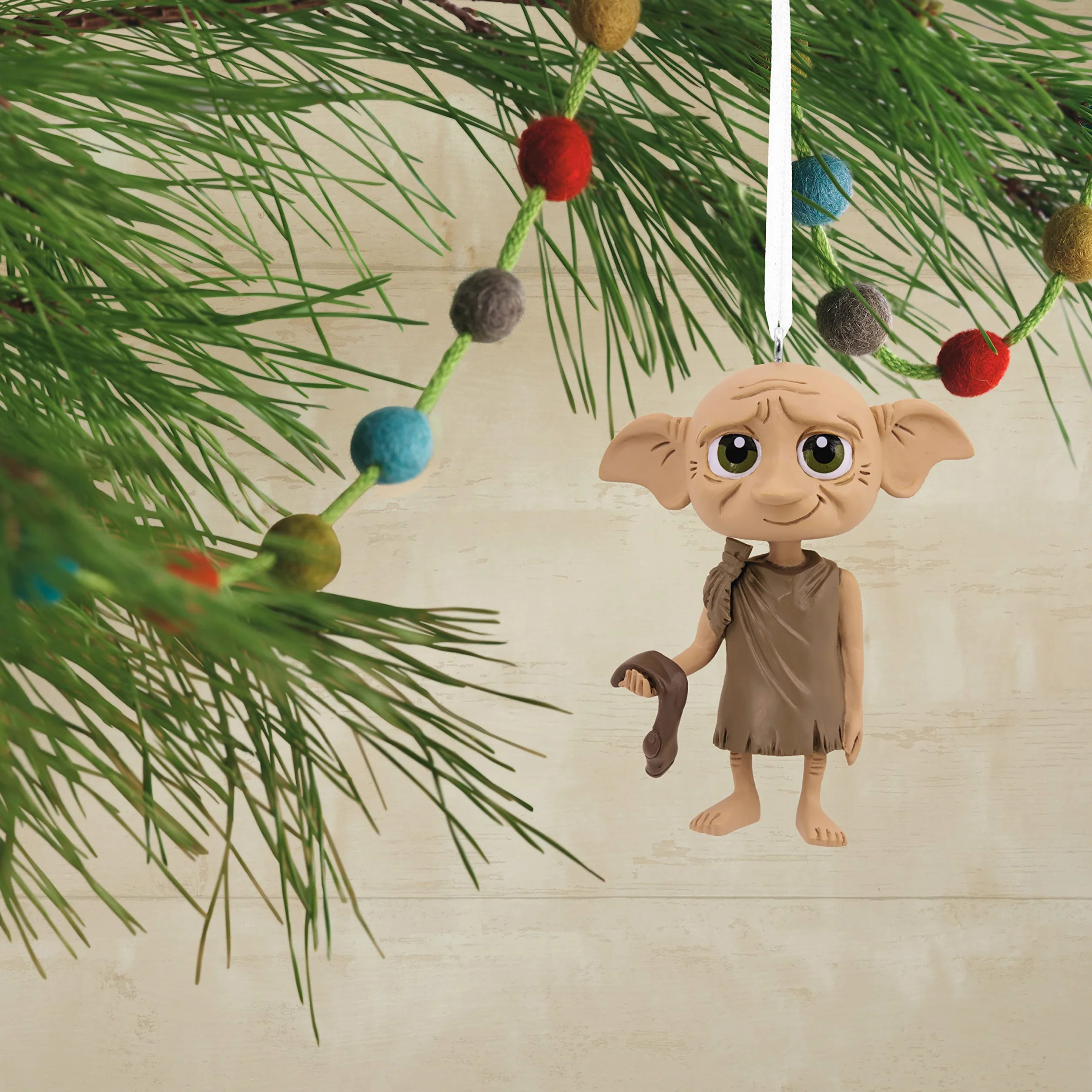 Hallmark Harry Potter Zgredek Elf ozdoba bożonarodzeniowa, dekoracja z Harry'ego Pottera, świąteczna ozdoba wisząca, prezenty na Boże Narodzenie