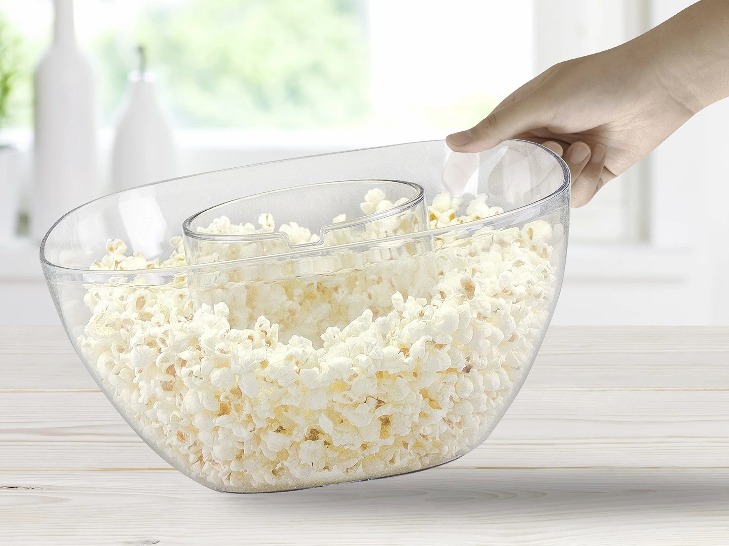 BEPER P101CUD052 Maszyna do popcornu na gorące powietrze - ekspres do popcornu ze zdejmowaną miską na popcorn bez tłuszczu i oleju