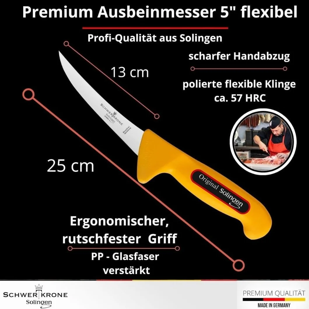 Schwertkrone Zestaw noży rzeźniczych - Made in Germany, nóż rzeźniczy