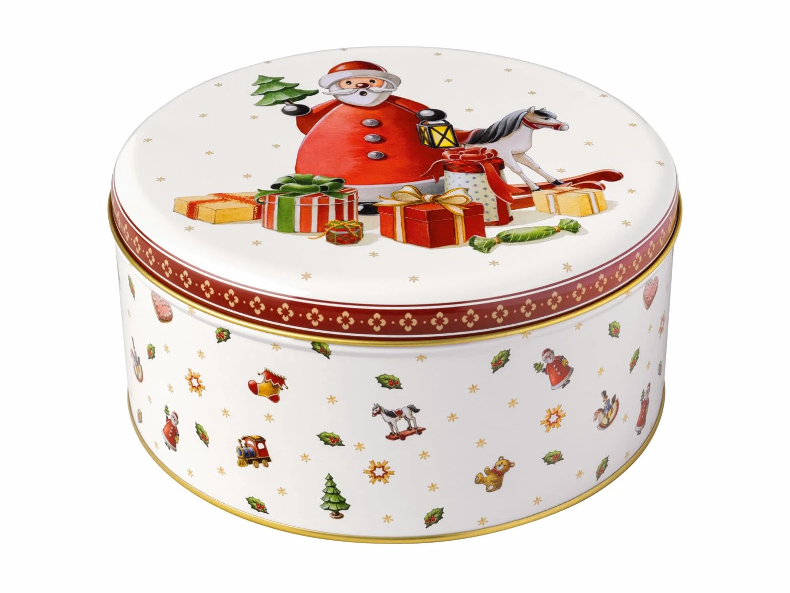 Villeroy & Boch Winter Collage zestaw puszek na ciastka 3-częściowy 19,7 x 9,4 cm